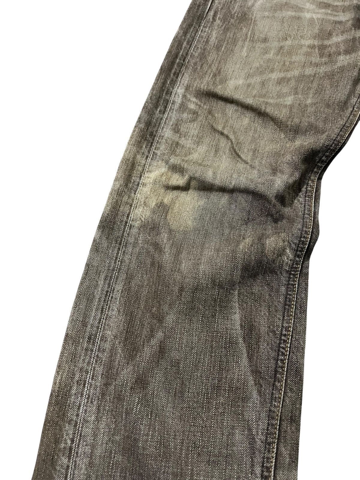 Kapital Vintage Edwin Brown 503 Clawmark Mud wash Jean Size US 31 - 4 Thumbnail