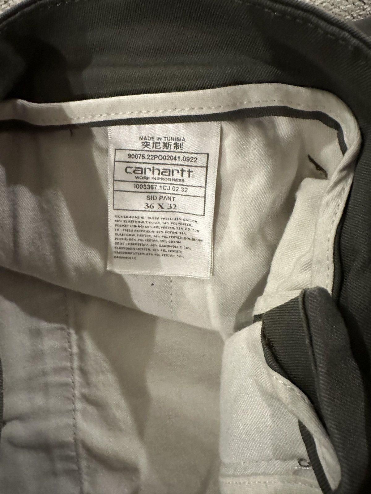 Carhartt Wip WASHED GREEN CARHARTT WIP Size US 36 / EU 52 - 4 Thumbnail