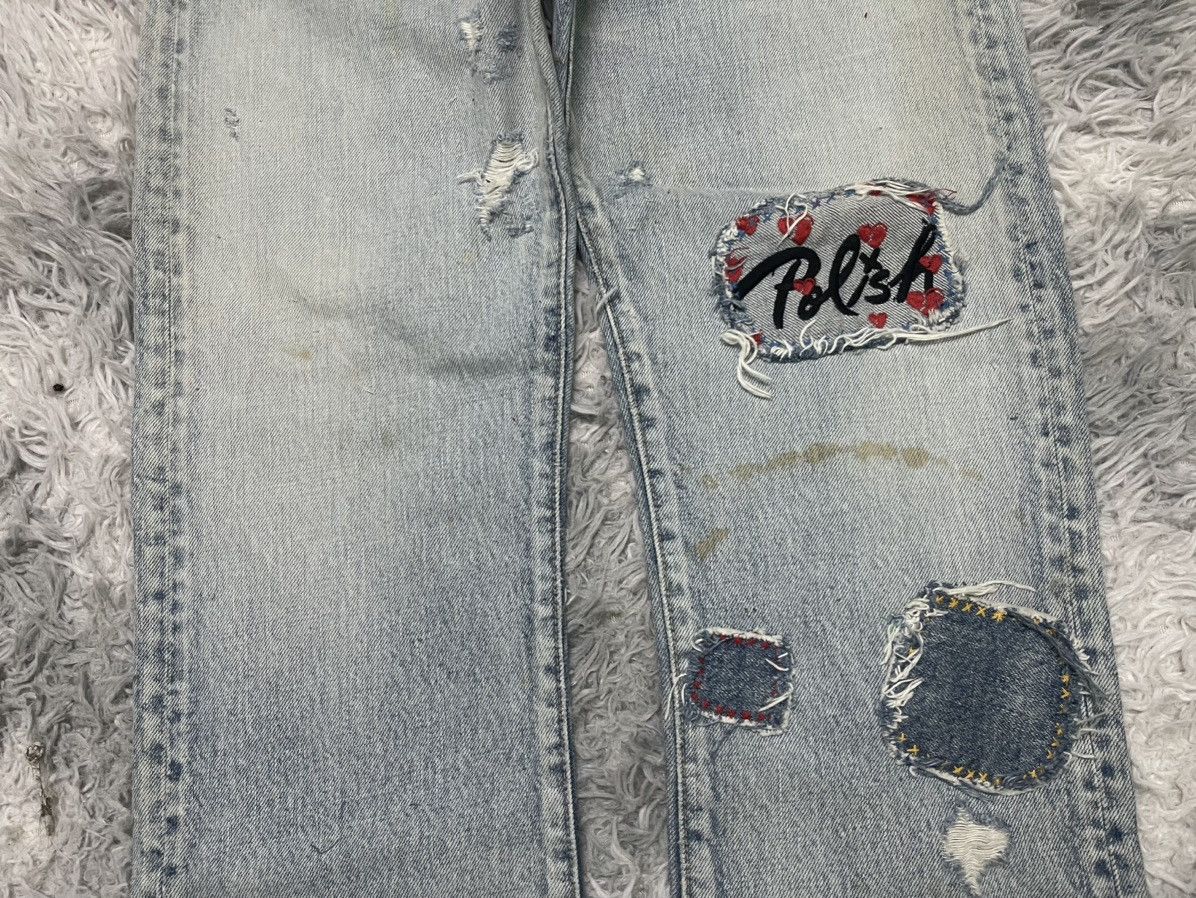 Japanese Brand VINTAGE KAPITAL INSPIRED PATCHES WORK JEANS BRAND RNA INC Size US 28 / EU 44 - 5 Thumbnail