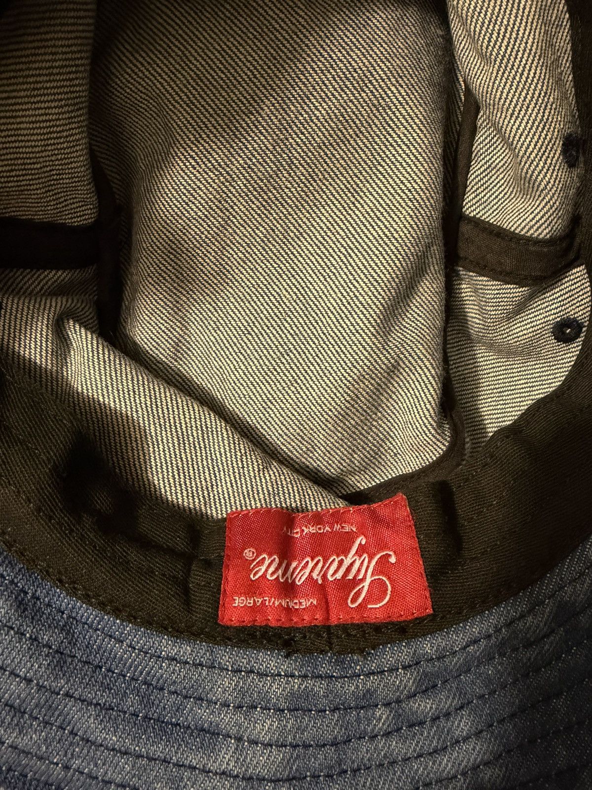 Supreme Supreme denim bucket hat Size ONE SIZE - 3 Thumbnail