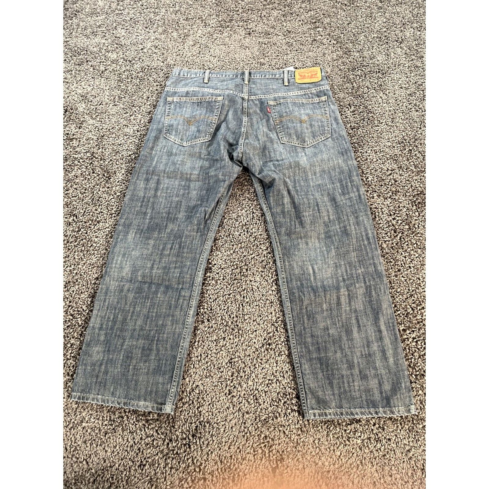 Levi's Levi’s 569 Jeans Mens 38x28 Blue Denim Relaxed Straight Baggy Hip Hop 90s USA Jeans Mens Regular 38x28 Size US 38 / EU 54 - 5 Thumbnail
