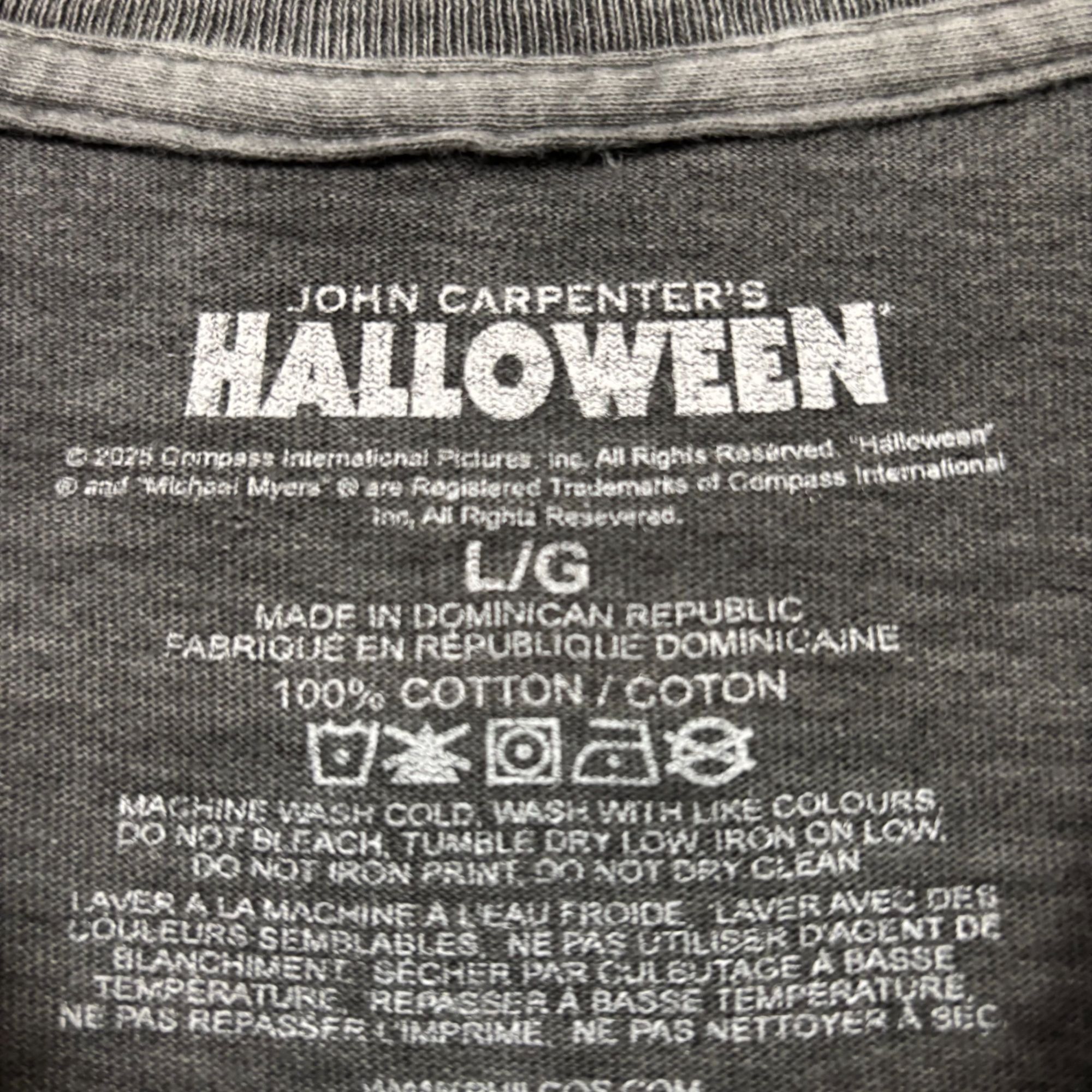 Universal Studios John Carpenter's Halloween Michael Myers Horror Tee L Size US L / EU 52-54 / 3 - 4 Thumbnail