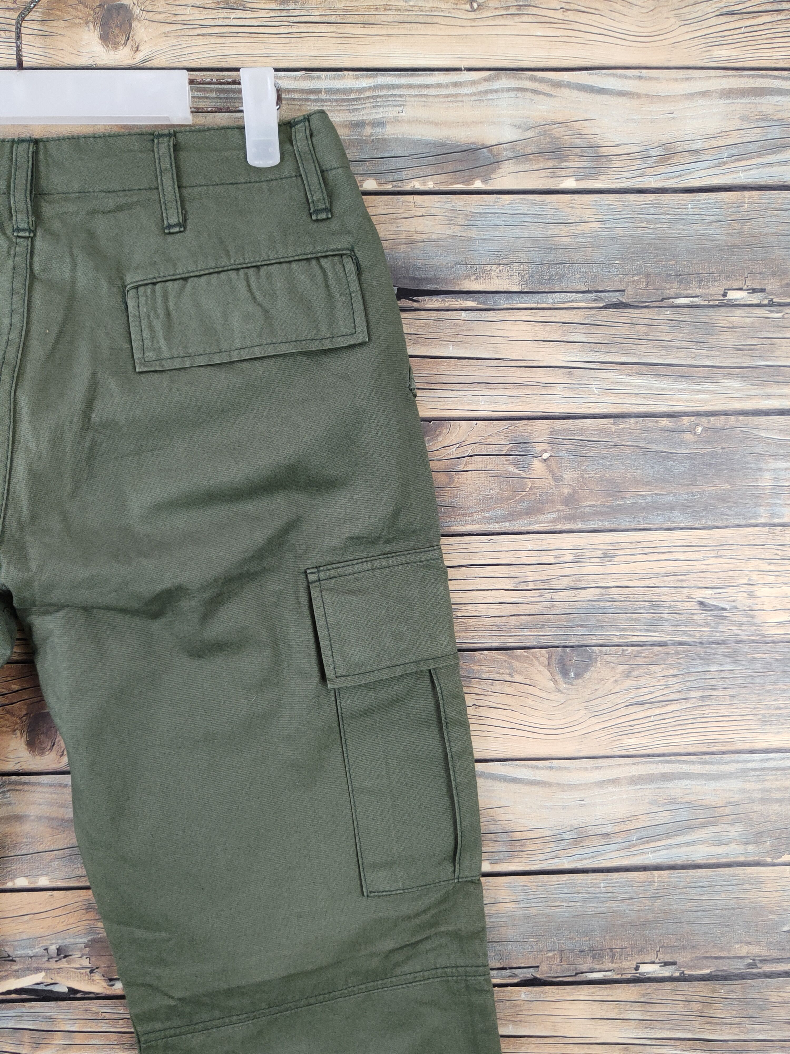 Japanese Brand Dish Green Multipocket Tactical Cargo Pants #W1846 Size US 28 / EU 44 - 10 Thumbnail