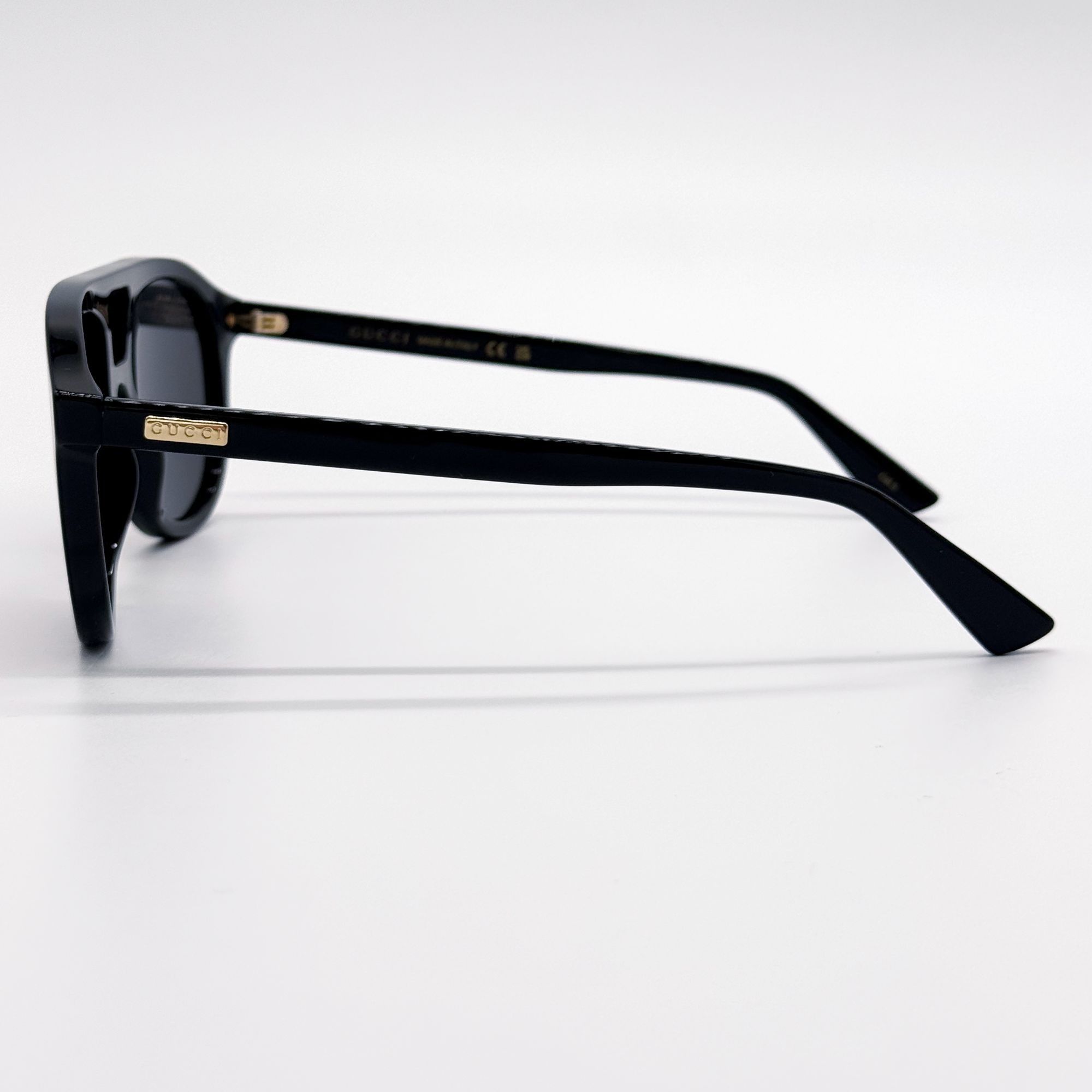 Gucci NEW GUCCI SUNGLASSES GG1320S 004 BLACK AVIATOR UNISEX GUCCI Size ONE SIZE - 6 Thumbnail