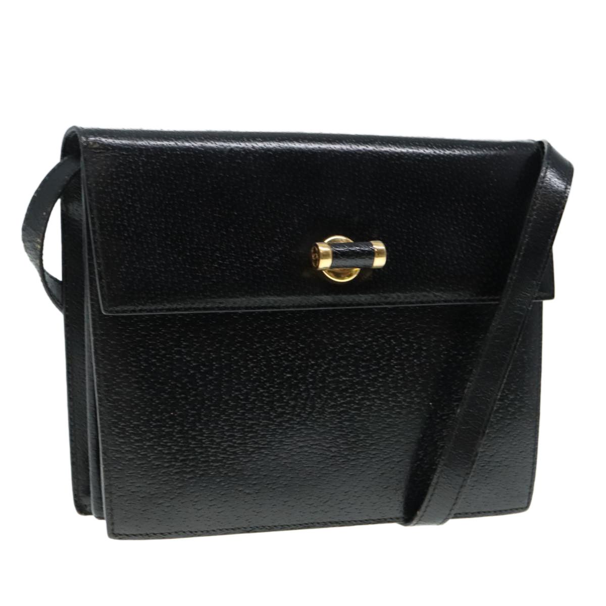 Gucci Black Leather Shoulder Bag (Pre-Owned) Size ONE SIZE - 1 Thumbnail