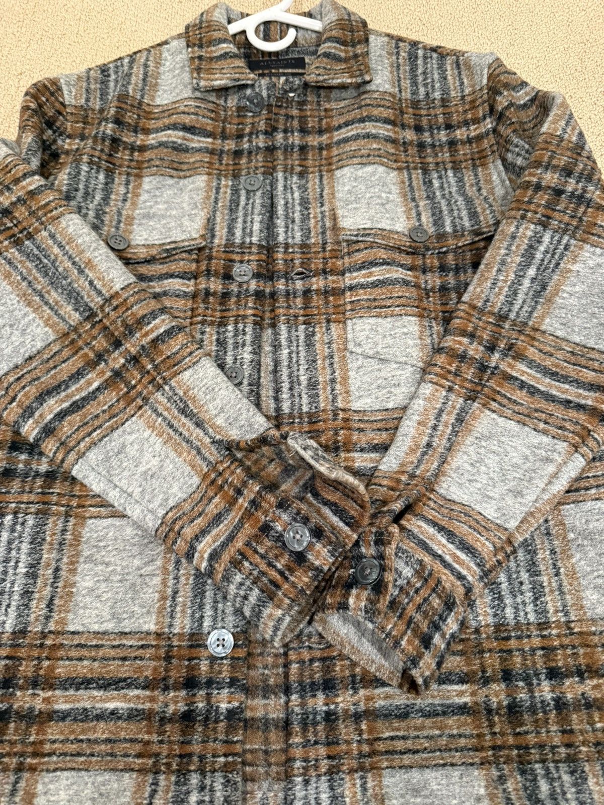 Allsaints Allsaints district checkered over shirt Size US M / EU 48-50 / 2 - 4 Thumbnail