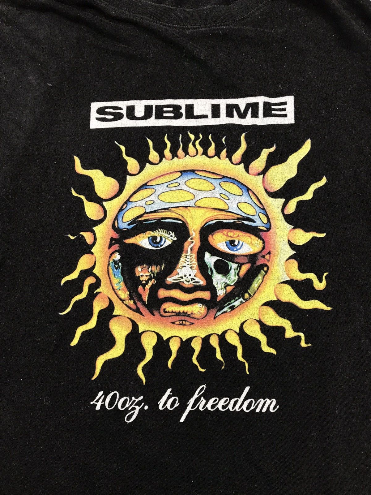 Sublime × Vintage Sublime 40 Oz To Freedom Sun T Shirt Vintage Size US M / EU 48-50 / 2 - 2 Thumbnail