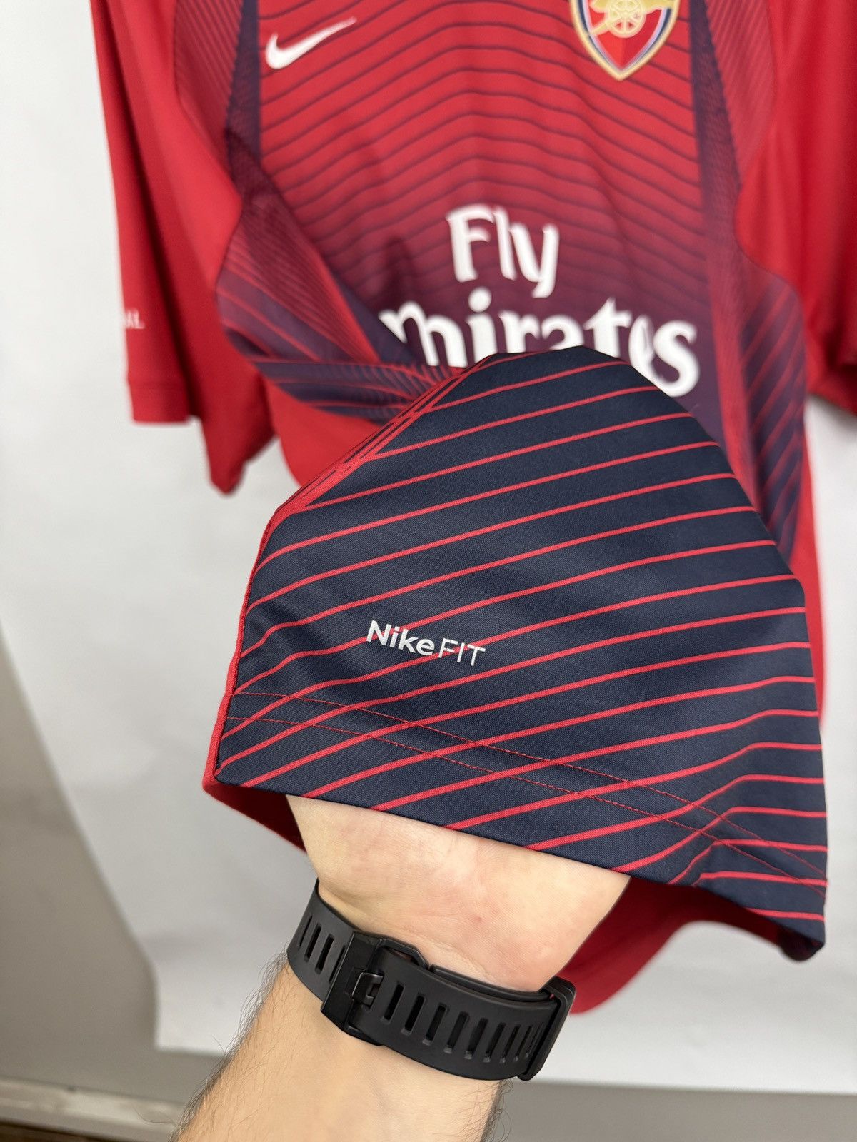 Nike 🏴󠁧󠁢󠁥󠁮󠁧󠁿 Vintage 2007/08 Nike Arsenal Jersey Soccer Football Shirt Size US XL / EU 56 / 4 - 8 Thumbnail