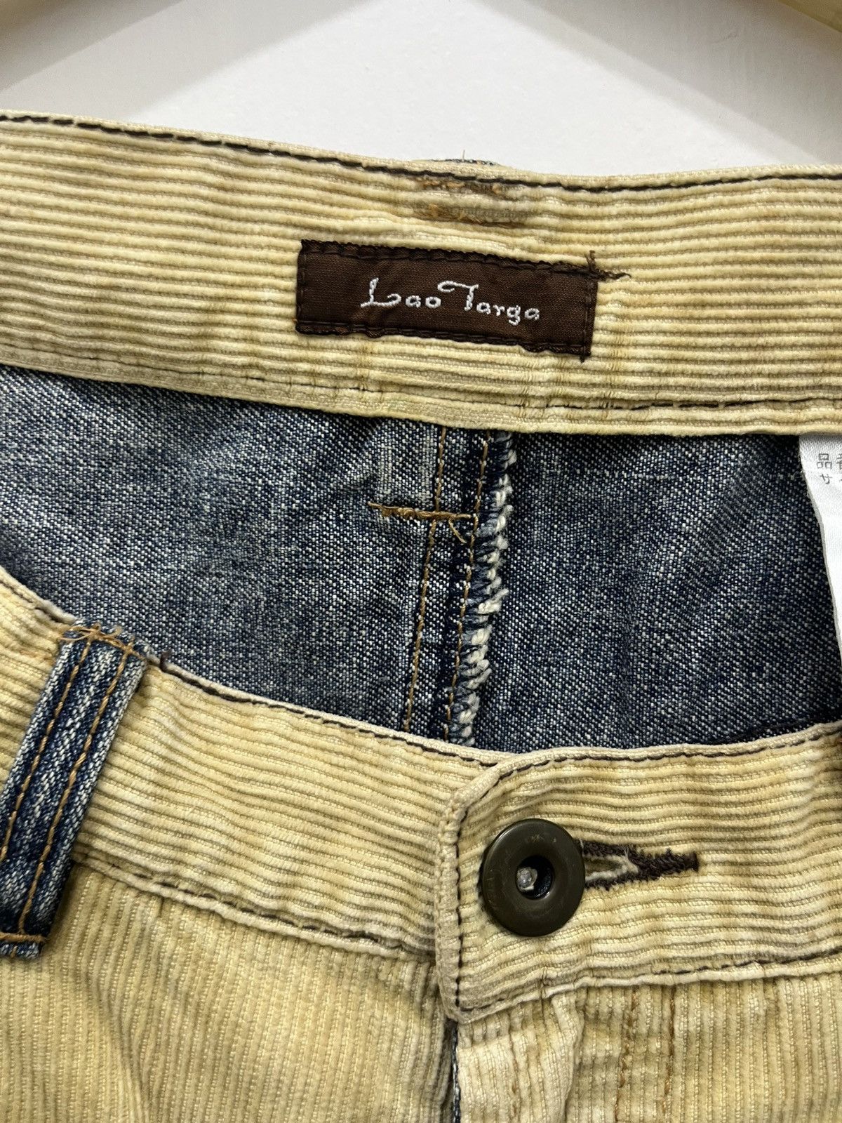 Japanese Brand Lao Targo Bikers Jeans Denim Cowboy 90s Style Vtg Size US 32 / EU 48 - 2 Thumbnail