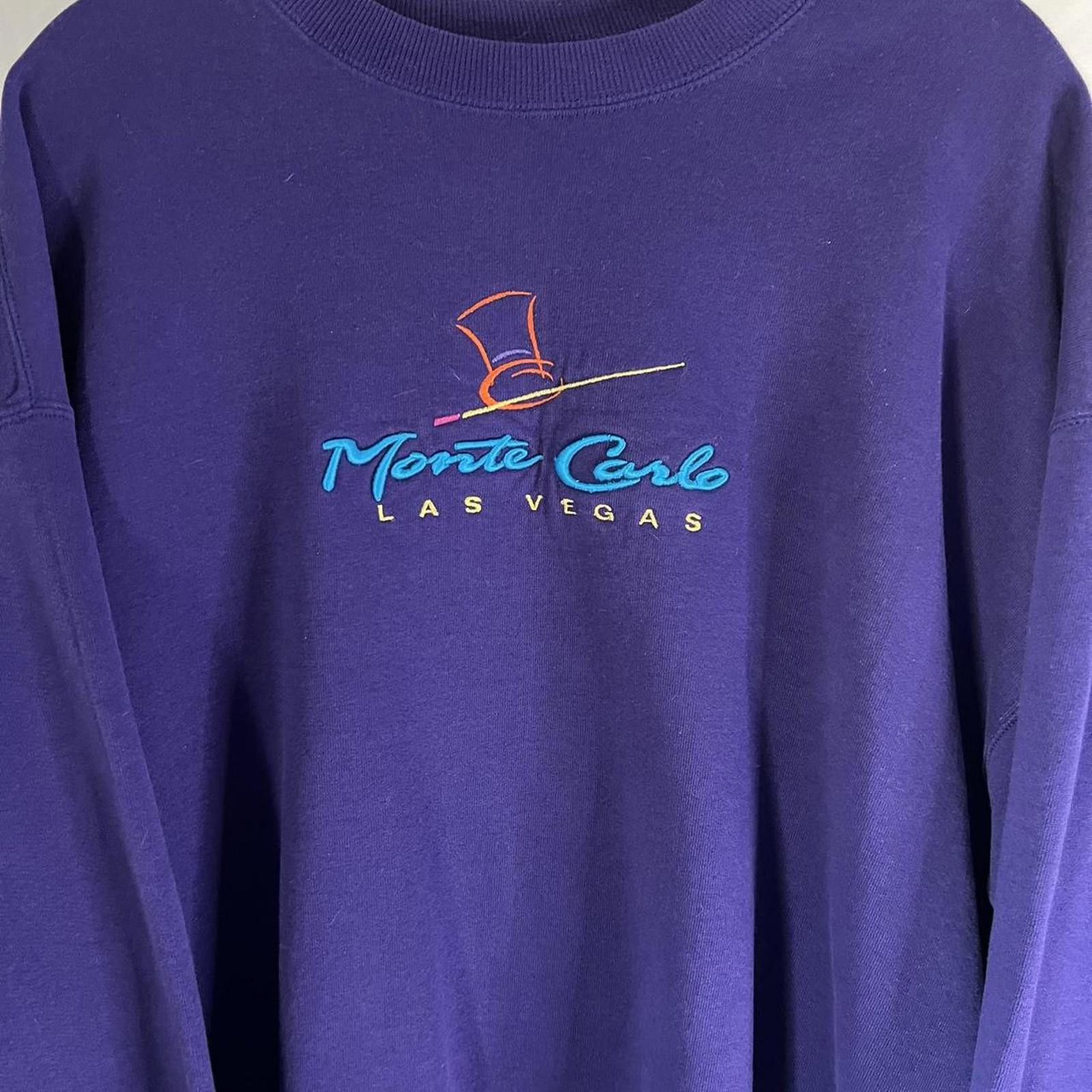Other Purple vintage Monte Carlo crewneck sweatshirt Size US XL / EU 56 / 4 - 6 Thumbnail