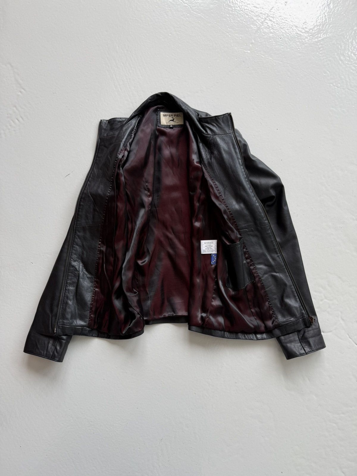 Vintage Archive y2k leather biker jacket Size M / US 6-8 / IT 42-44 - 12 Thumbnail