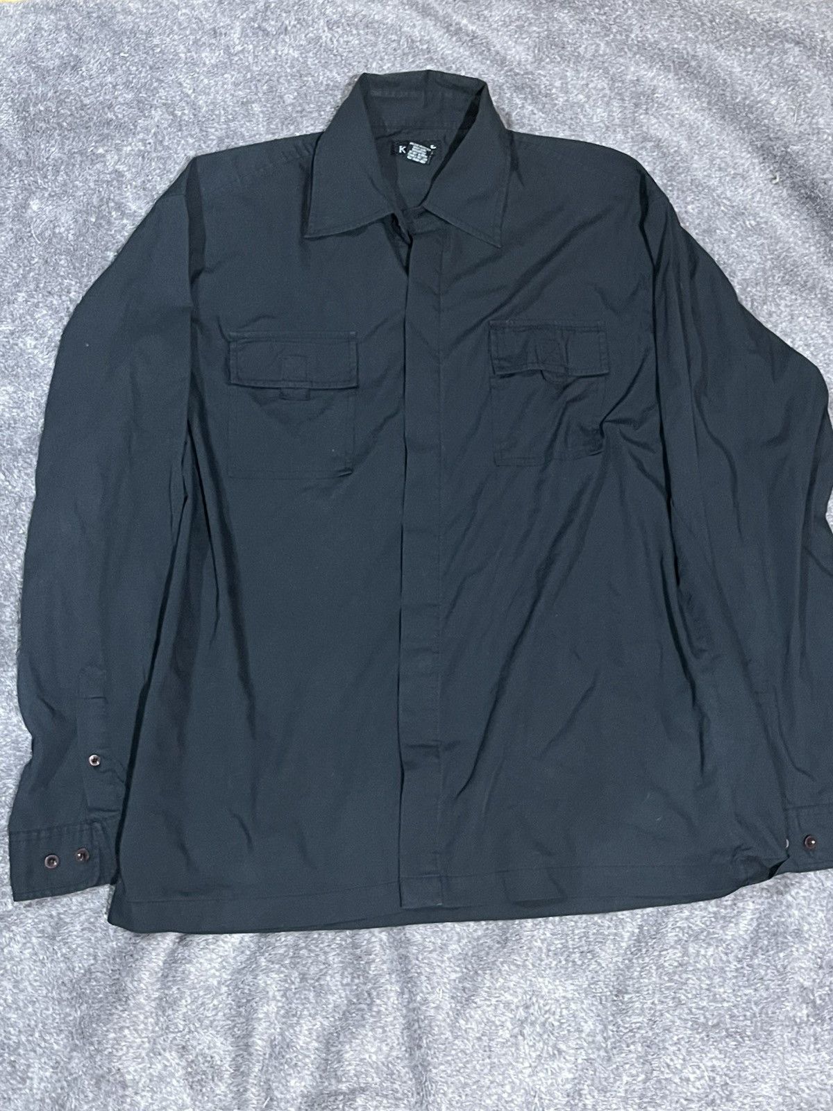 Other Structured Biohazard Print Long Sleeve Button Up Size US L / EU 52-54 / 3 - 1 Thumbnail