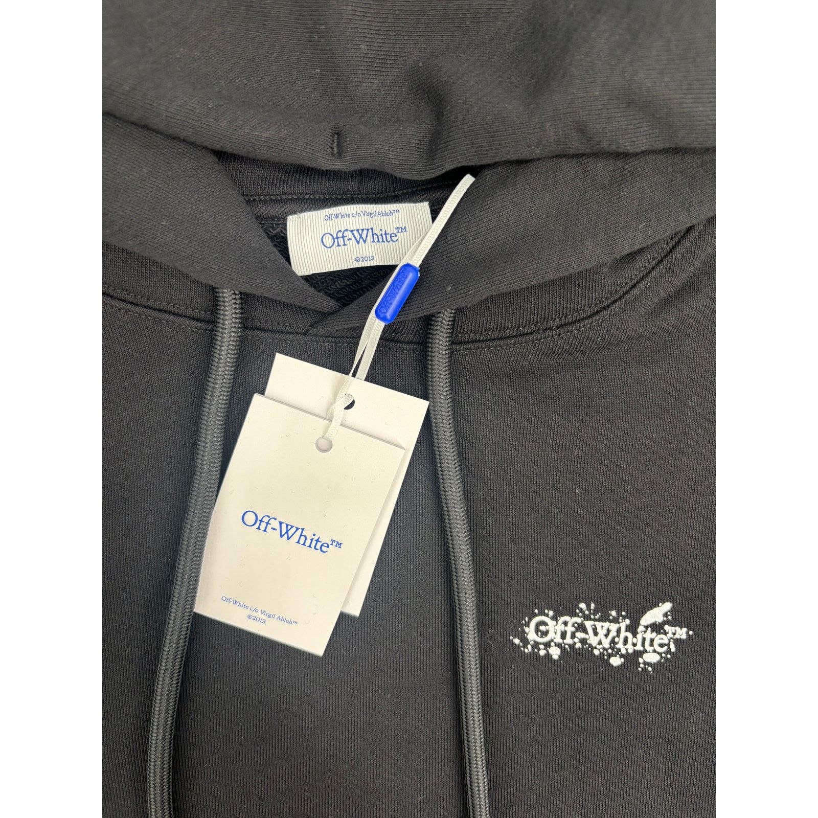 Off-White OFF-WHITE "Paint Splatter Arrows" French Terry Hoodie XS Size US XS / EU 42 / 0 - 5 Thumbnail