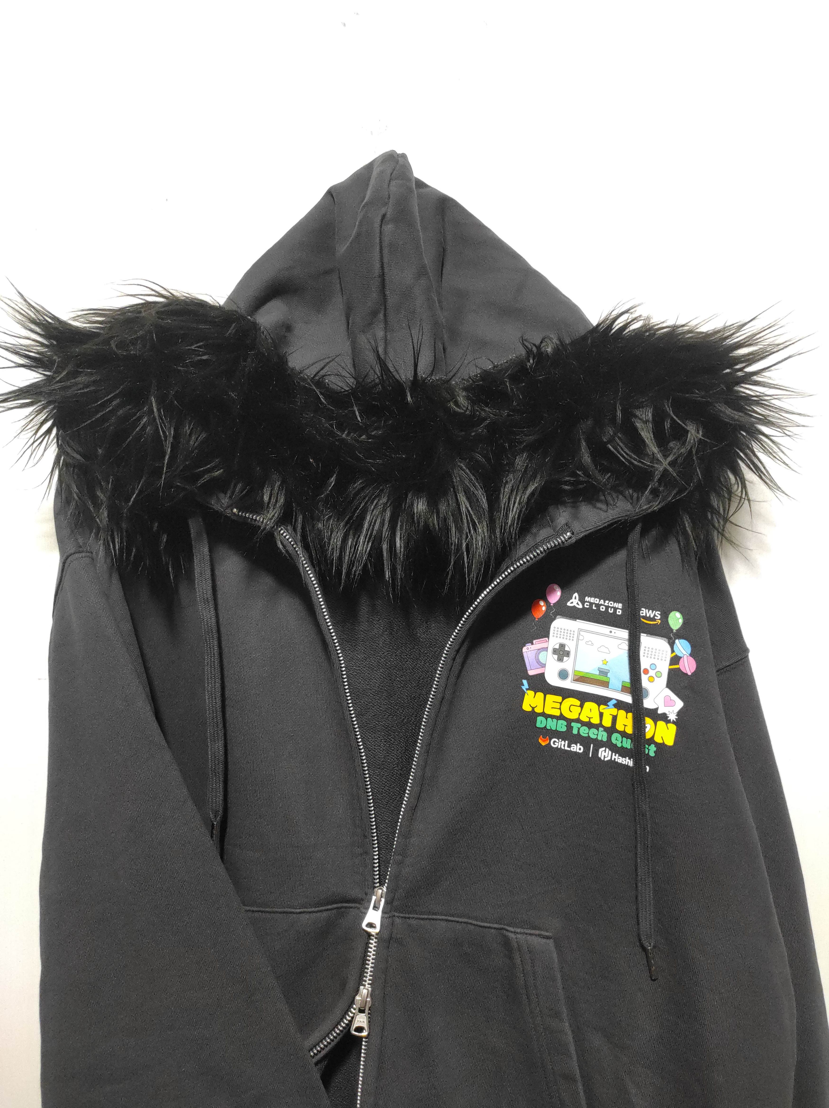 Japanese Brand Musinsa Standard Boxy Heavy double zip fur hoodie LGB style Size US XL / EU 56 / 4 - 3 Thumbnail