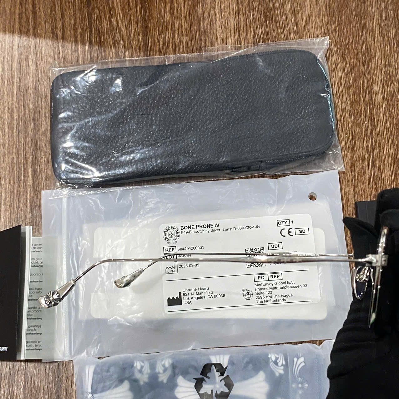 Chrome Hearts CHROME HEARTS BONE PRONE IV EYEGLASSE Size ONE SIZE - 5 Thumbnail