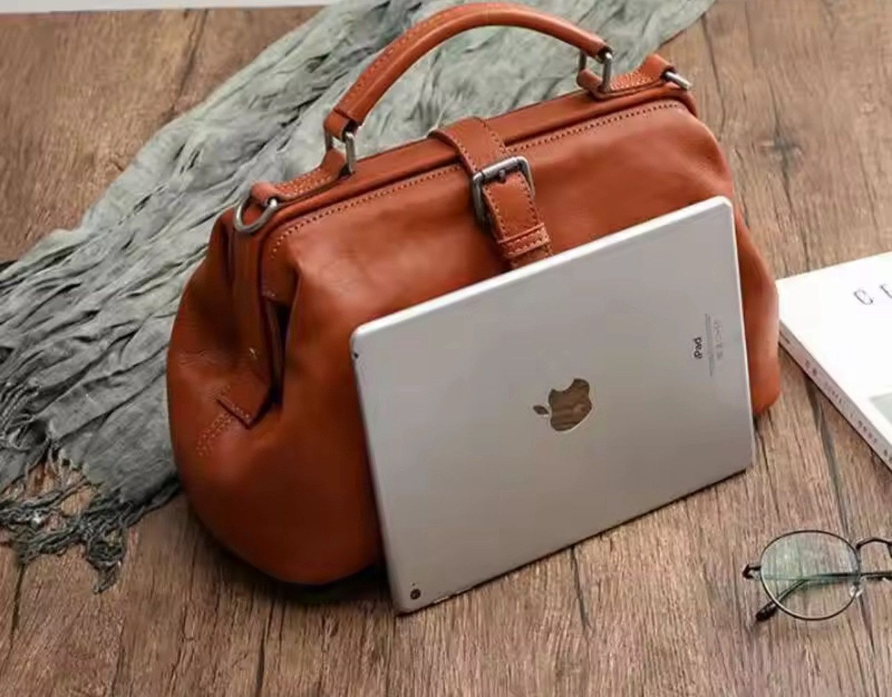Leather Buffalo Heritage Doctor Bag Size ONE SIZE - 6 Thumbnail