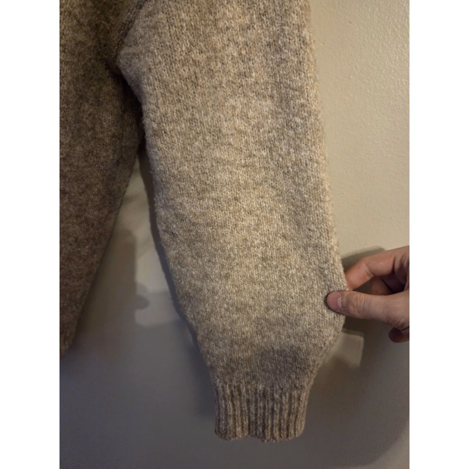 Vintage Pink Clover Gray Soft Cozy Ribbed Knit Hem Sweater Womens XL Redefined as: No, keep exact. Size XL / US 12-14 / IT 48-50 - 5 Thumbnail