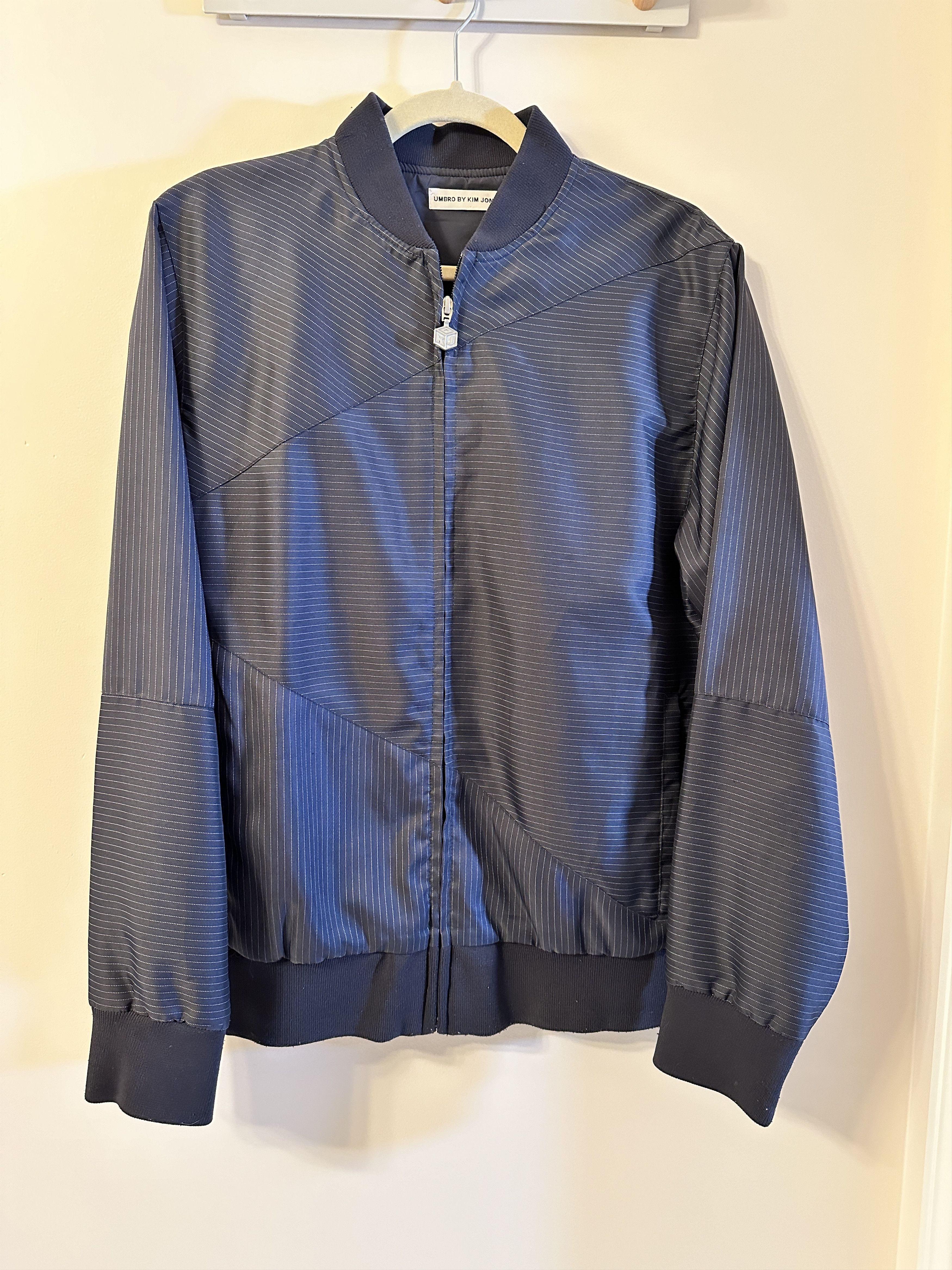 image of Kim Jones For Umbro Bomber Jacket in Navy Blue, Men's (Size Medium)