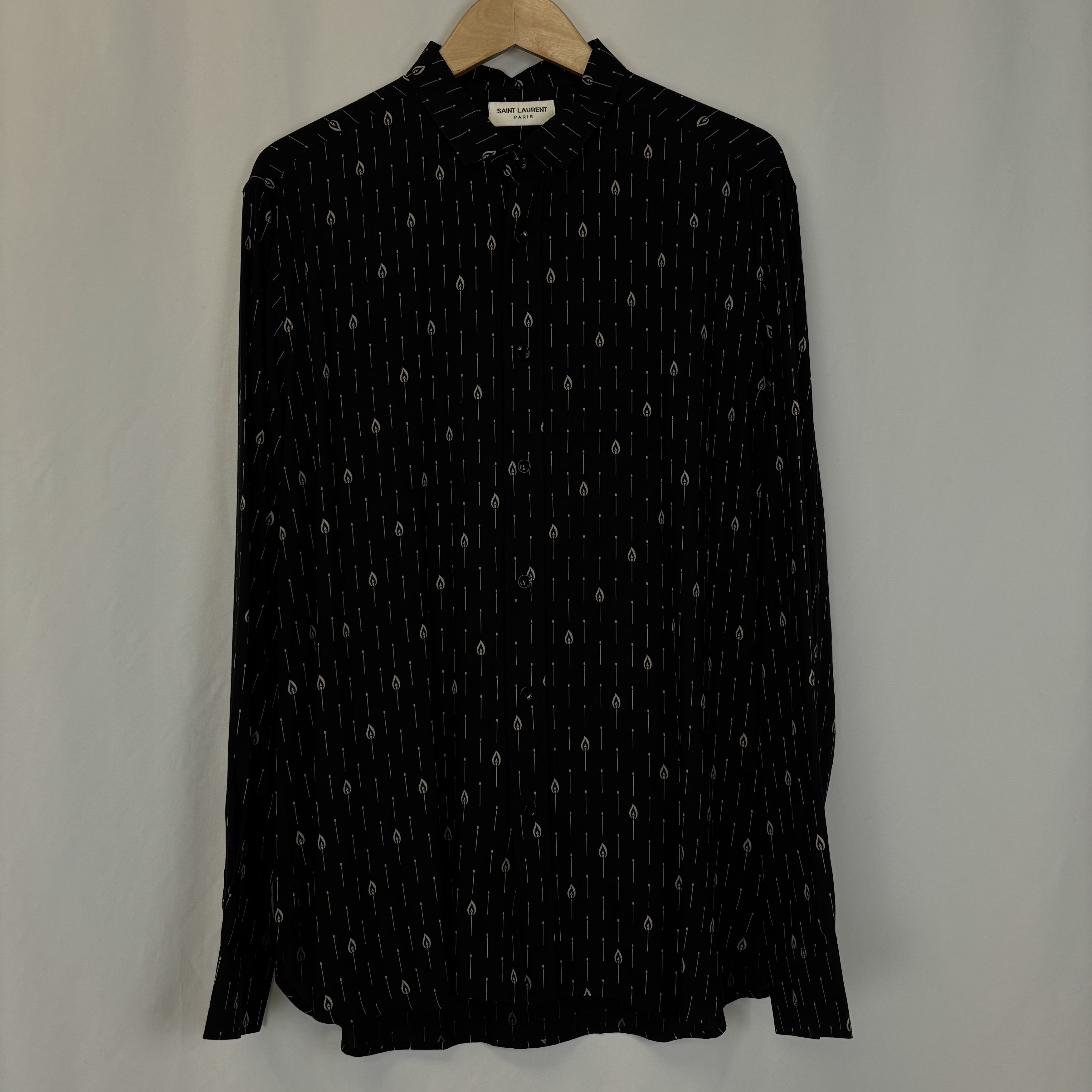 Saint Laurent Paris Saint Laurent Candle Shirt Size US L / EU 52-54 / 3 - 1 Thumbnail