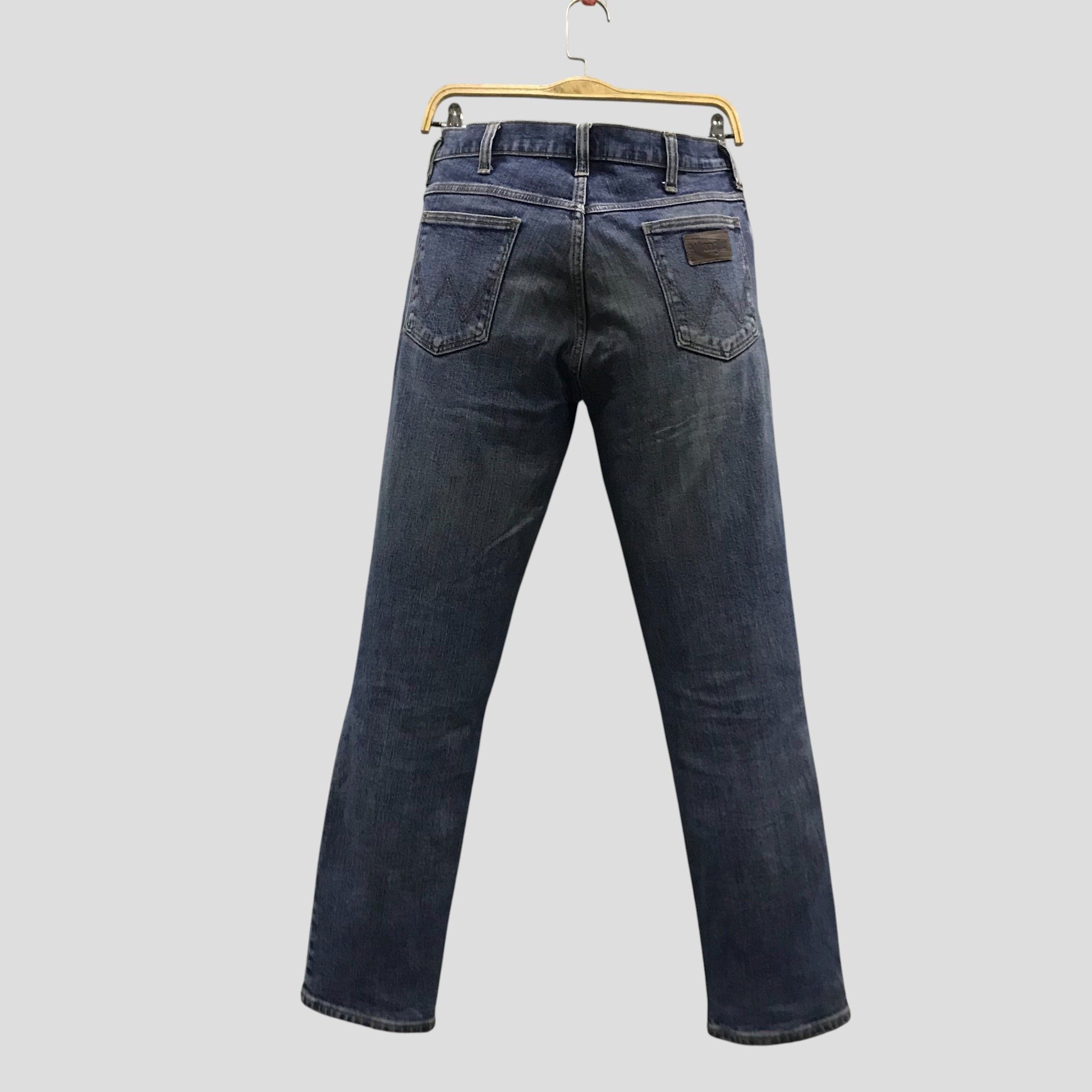 Wrangler Vintage Wrangler 2000s Fade Distressed Look Straight Leg Size US 29 - 2 Thumbnail