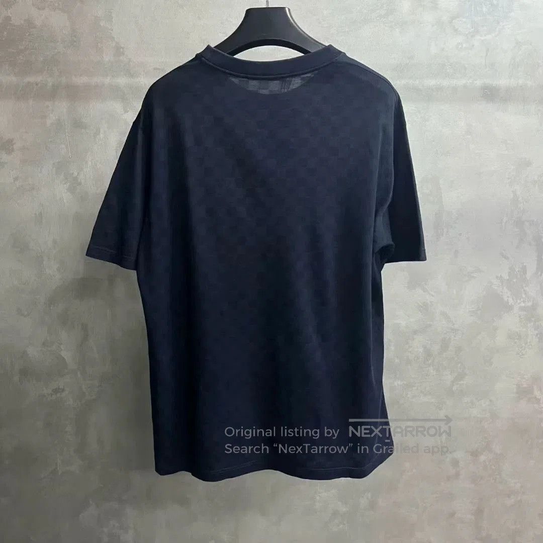 Louis Vuitton louis vuitton navy blue embroidered t. Size US XXL / EU 58 / 5 - 2 Thumbnail