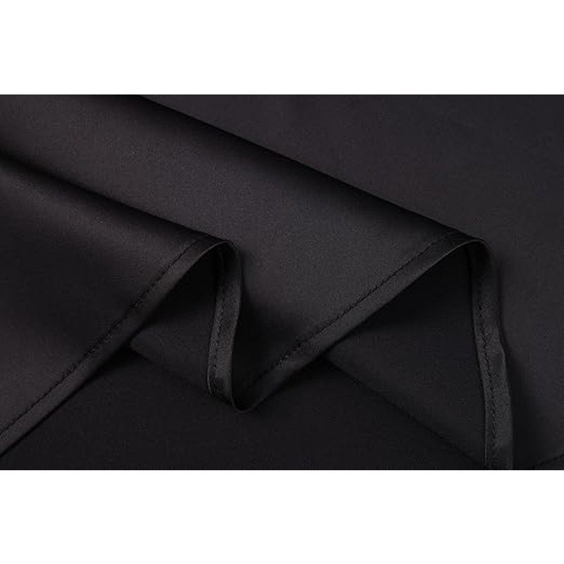 Other Keasmto Black Skirt for Women Midi Length High Waist Silk Size 30" / US 8 / IT 44 - 4 Thumbnail