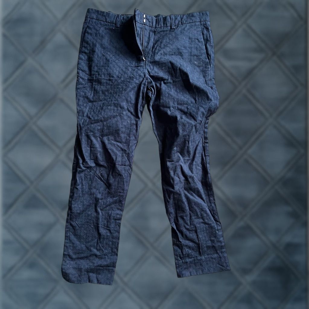 Gap VINTAGE Gap Women Cropped Slim Stretch Pants Size 8 Navy Blue Casual Skinny Inseam 26 Size 30" / US 8 / IT 44 - 1 Thumbnail