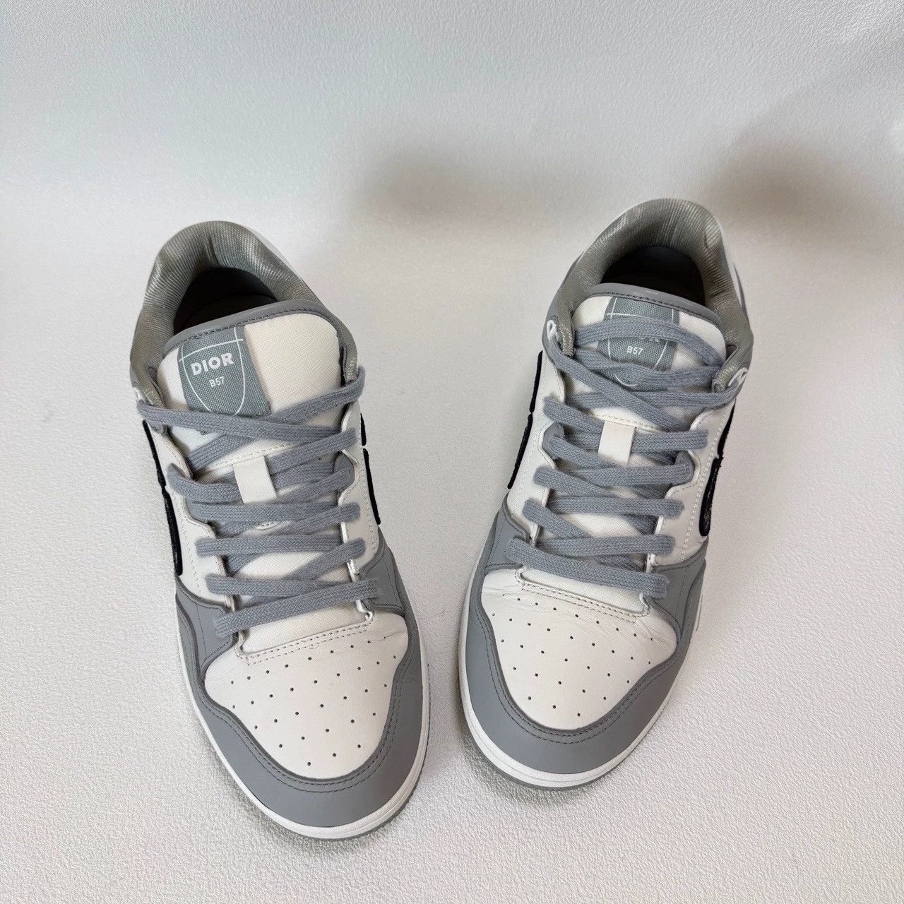 Dior DIOR B57 calfskin jacquard CD logo low-top sneakers Size US 8.5 / EU 41-42 - 5 Thumbnail