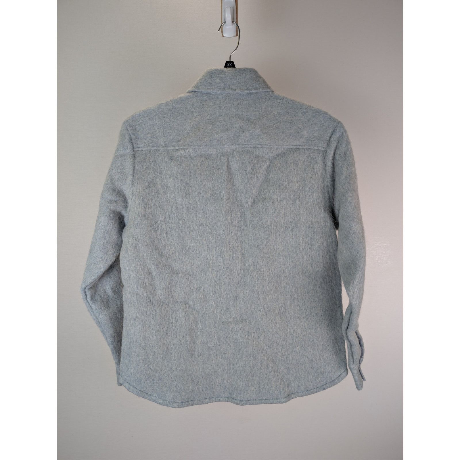 Aime Leon Dore o1rshd1 Long Sleeve Mohair Button up Shirt in Skywriting Size US S / EU 44-46 / 1 - 10 Thumbnail