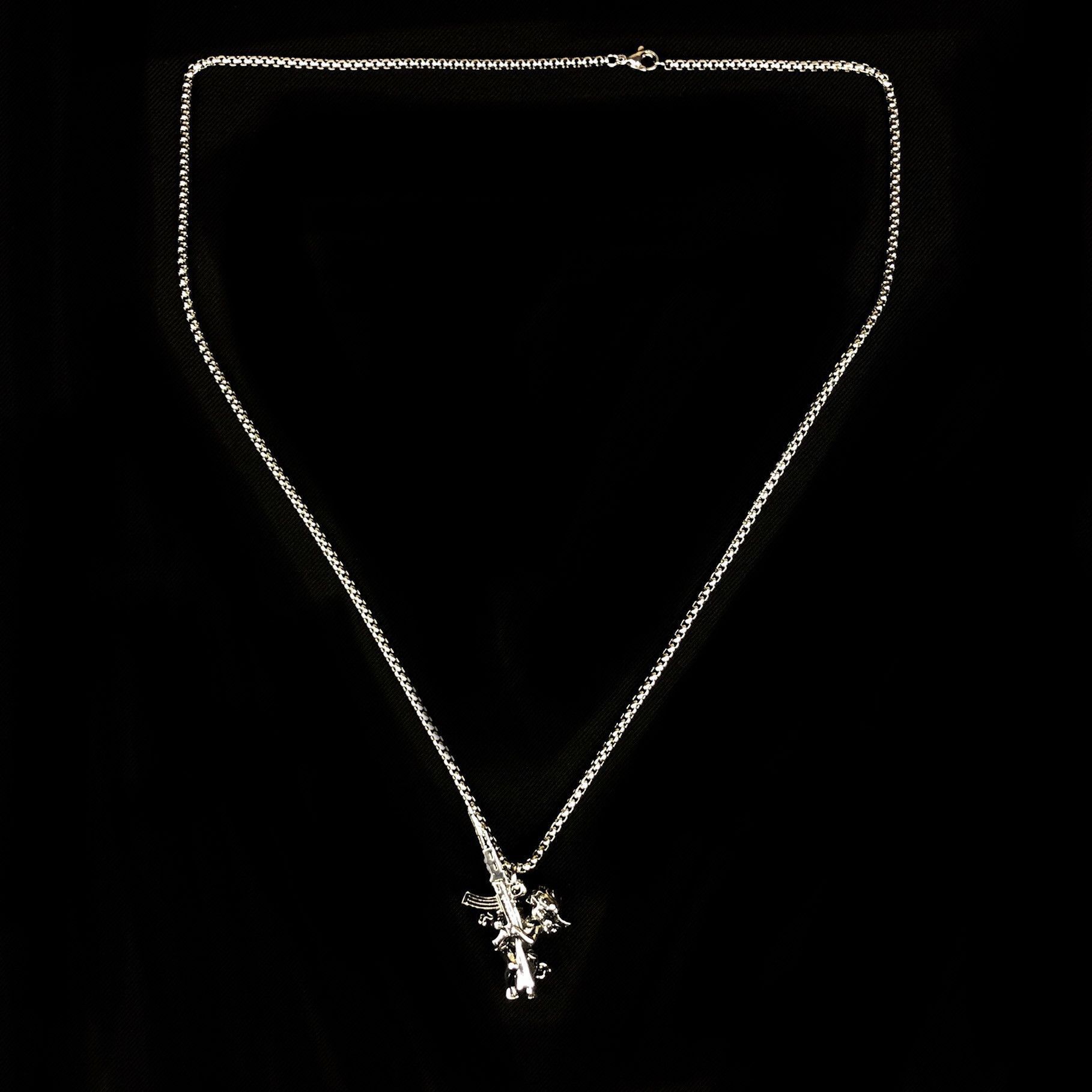 Jewelry Angel Necklace Punk Y2K Chain Size ONE SIZE - 4 Thumbnail
