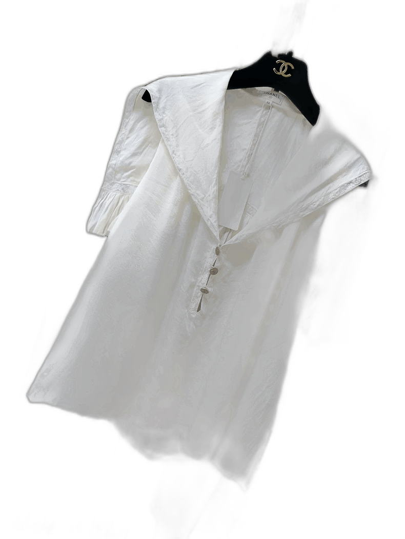 Chanel Chanel White Silk Sleeveless Tank Top Size M / US 6-8 / IT 42-44 - 1 Thumbnail