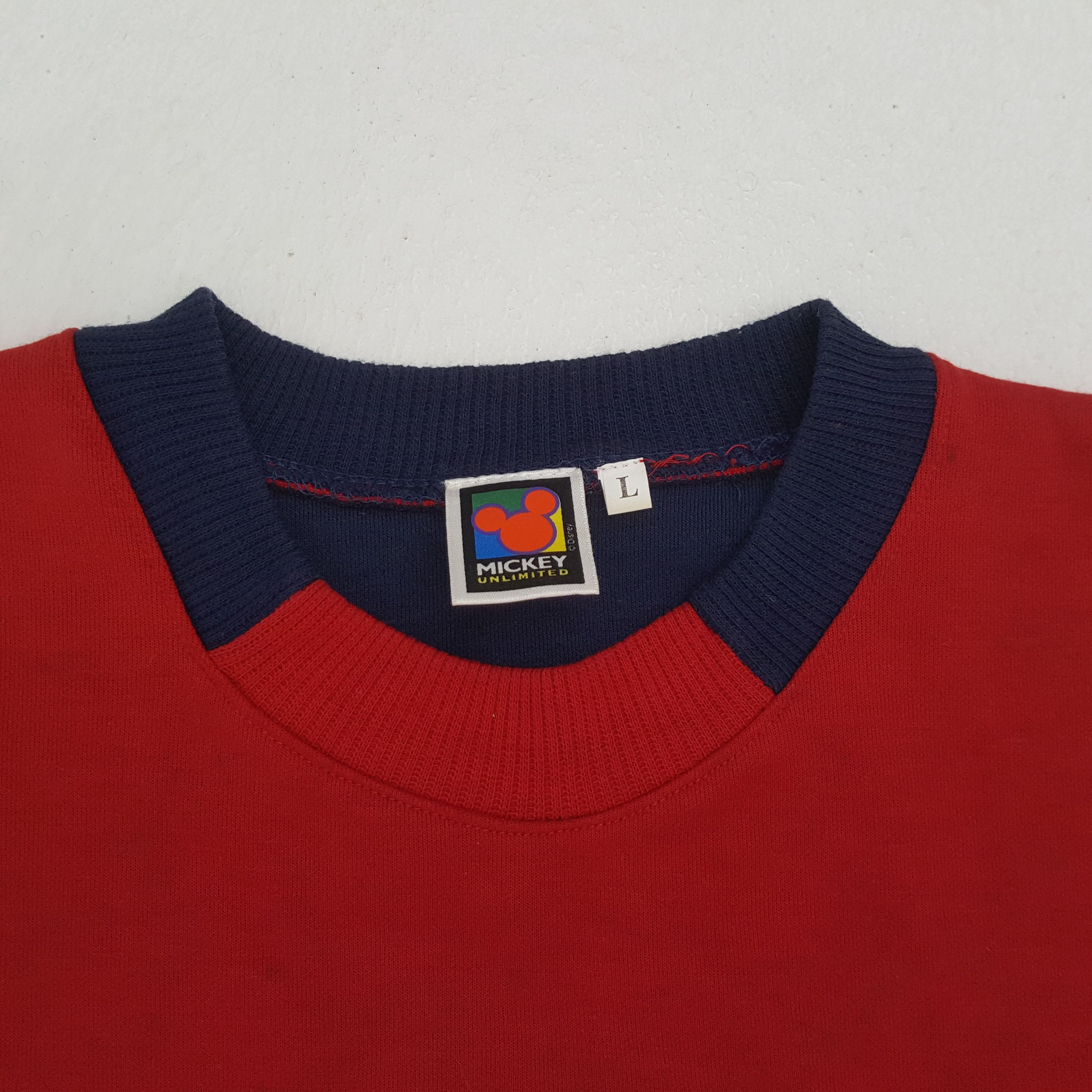 Disney × Mickey Mouse × Vintage Vintage MICKEY MOUSE Disney Cartoon Characters Sweatshirt Size US M / EU 48-50 / 2 - 9 Thumbnail