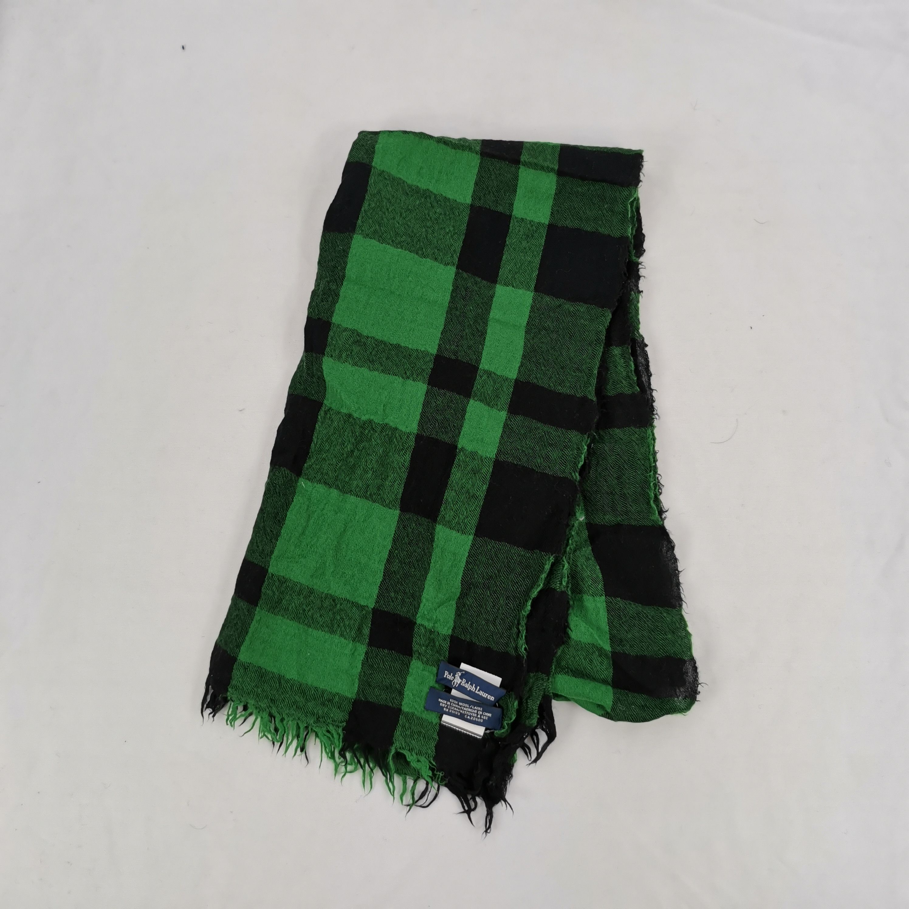 Polo Ralph Lauren Vintage Polo Ralph Lauren Scarf Muffler Wool Scarves Size ONE SIZE - 3 Thumbnail
