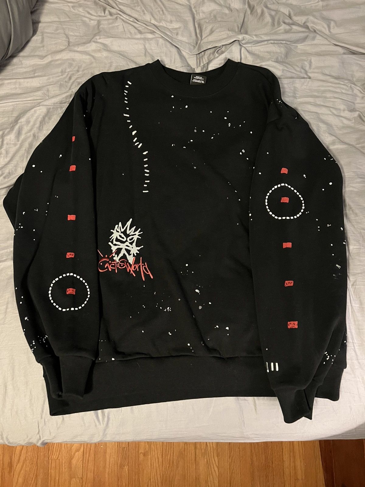 Travis Scott Travis Scott Stitched Crewneck Size US L / EU 52-54 / 3 - 1 Thumbnail