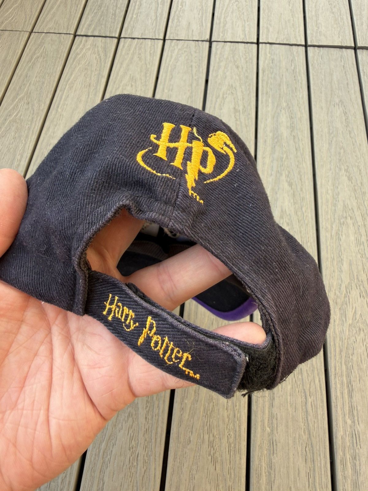 Other Vintage Official Harry Potter Hogwarts Strapback Hat 2000 Size ONE SIZE - 2 Thumbnail