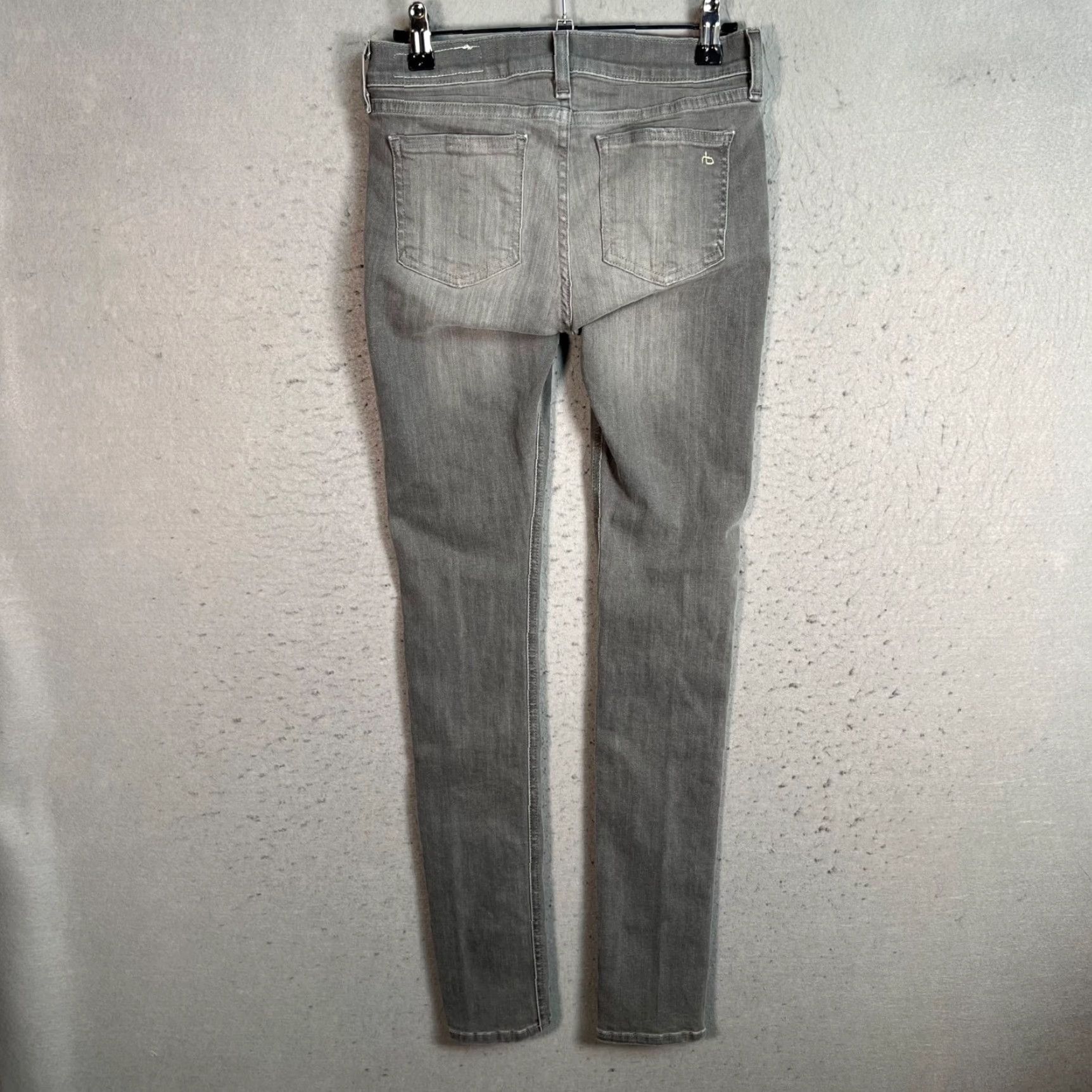 Rag & Bone rag & bone Jeans Womens Skinny 25 Gray Stretch Denim Low Rise 29in 5-Pocket Mens? Women? Size 42" / US 20 - 2 Thumbnail