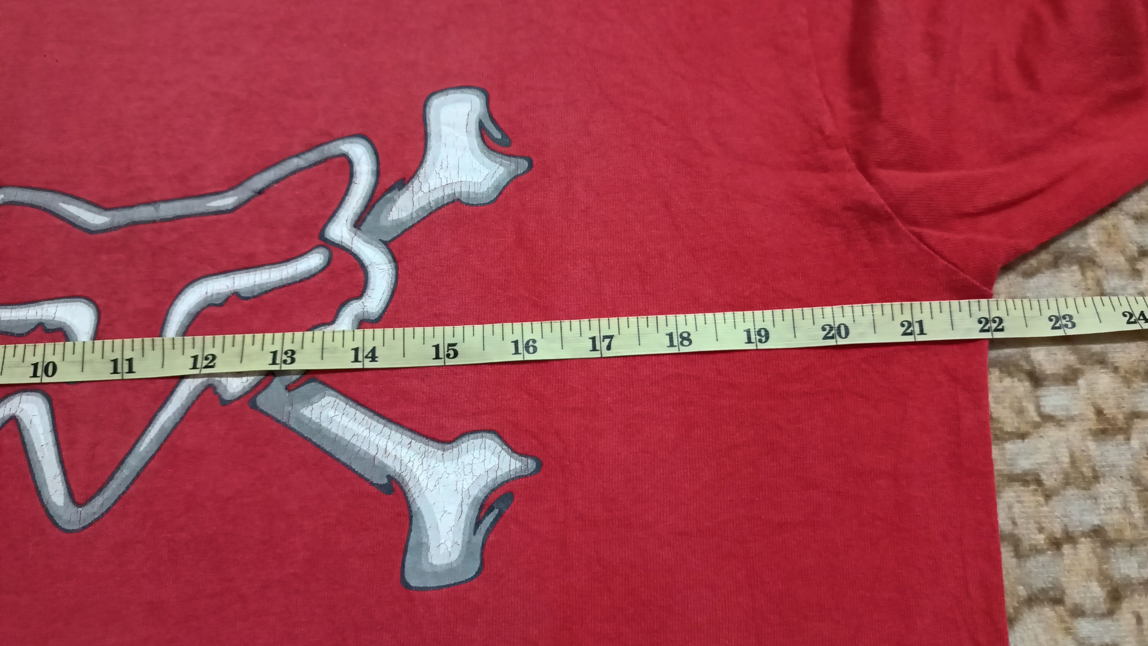 Fox Racing 🔥🔥Rare Vintage 90s Fox Racing Sun Faded Long Sleeve Tee Size US M / EU 48-50 / 2 - 6 Thumbnail