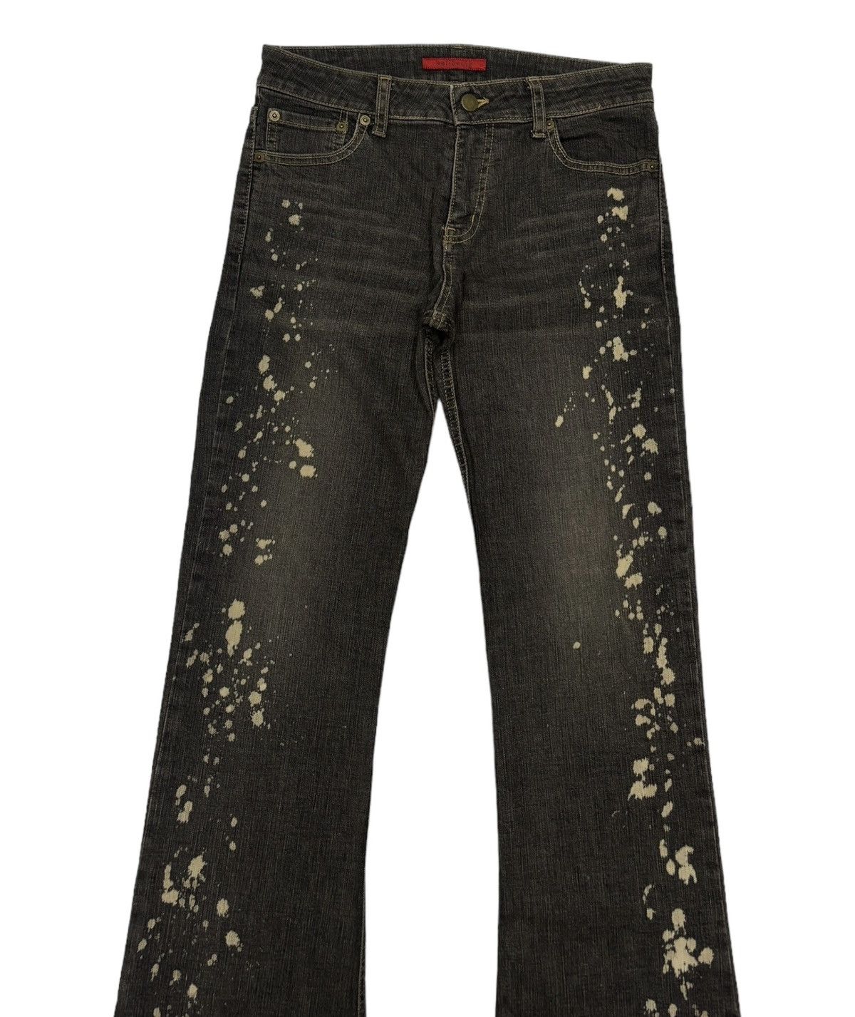 If Six Was Nine FLARE🔥WELLBEING JAPANESE FLARE DENIM JEANS KMRII STYLE Size US 28 / EU 44 - 7 Thumbnail