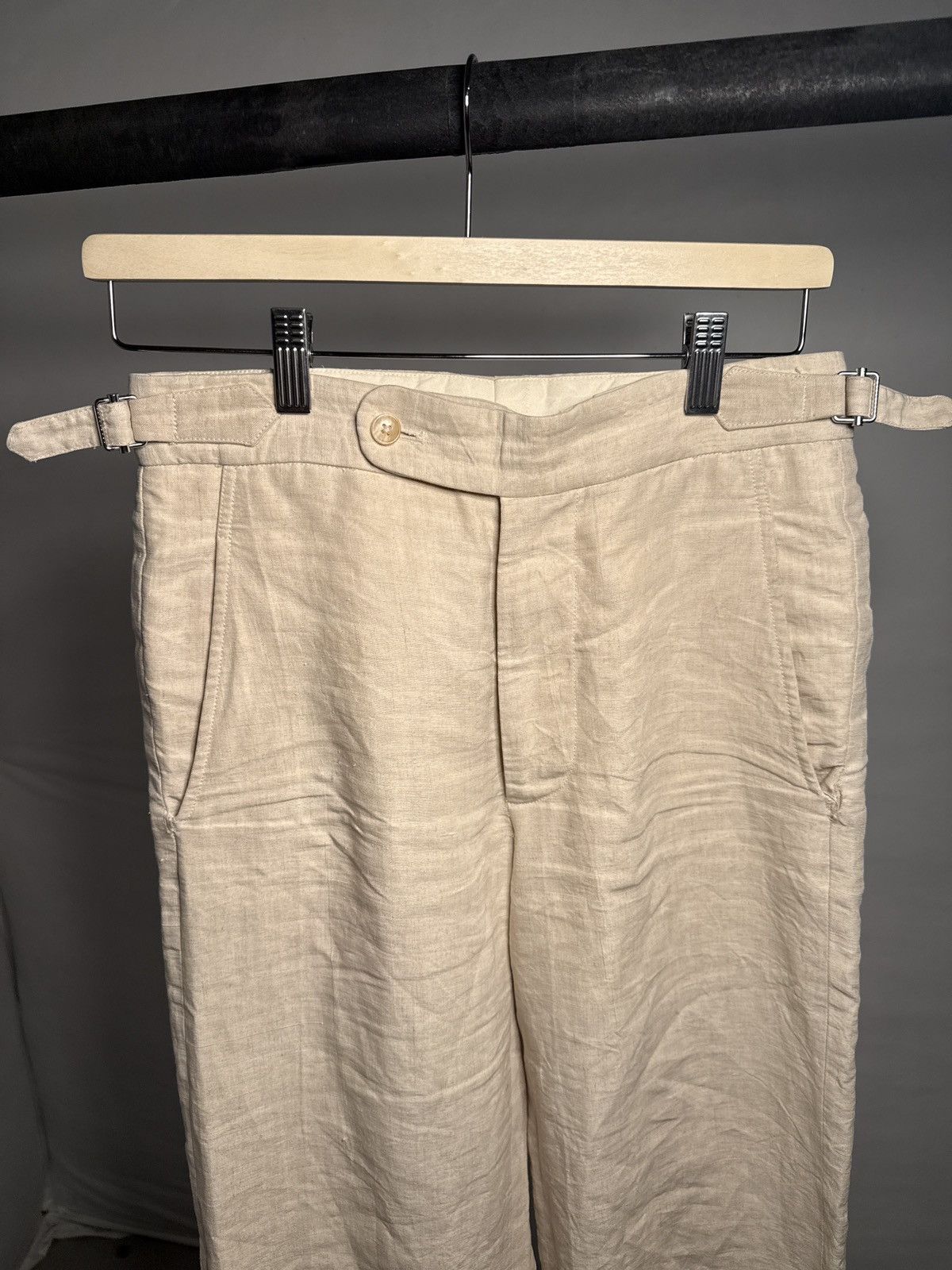 Bode Bode 1/1 Linen Pants Size US 29 - 3 Thumbnail