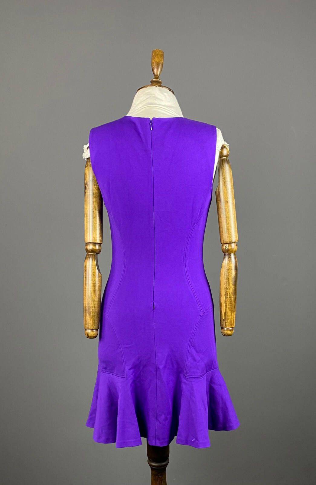Diane von Furstenberg Diane von Furstenberg Purple Bodycon Tank Mini Dress Size 8 Size M / US 6-8 / IT 42-44 - 5 Thumbnail