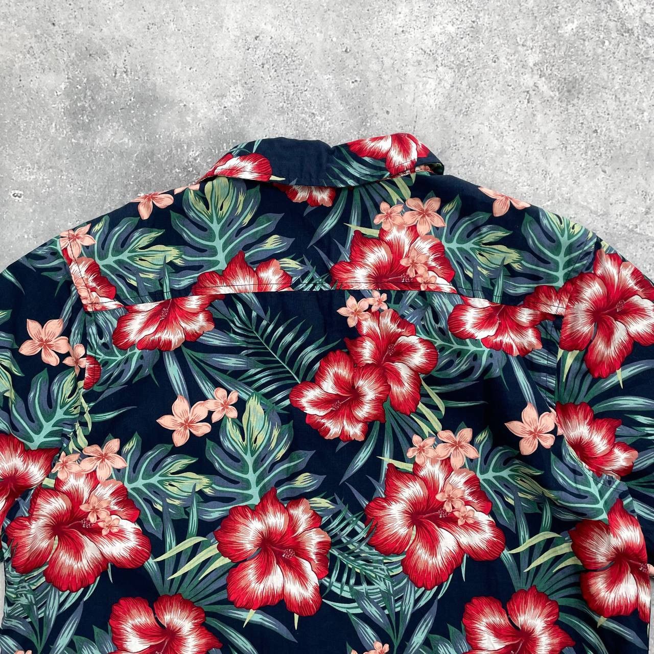 Penfield Penfield Hawaiian Short Sleeve Shirt Green/ Red Size M Size US M / EU 48-50 / 2 - 16 Thumbnail