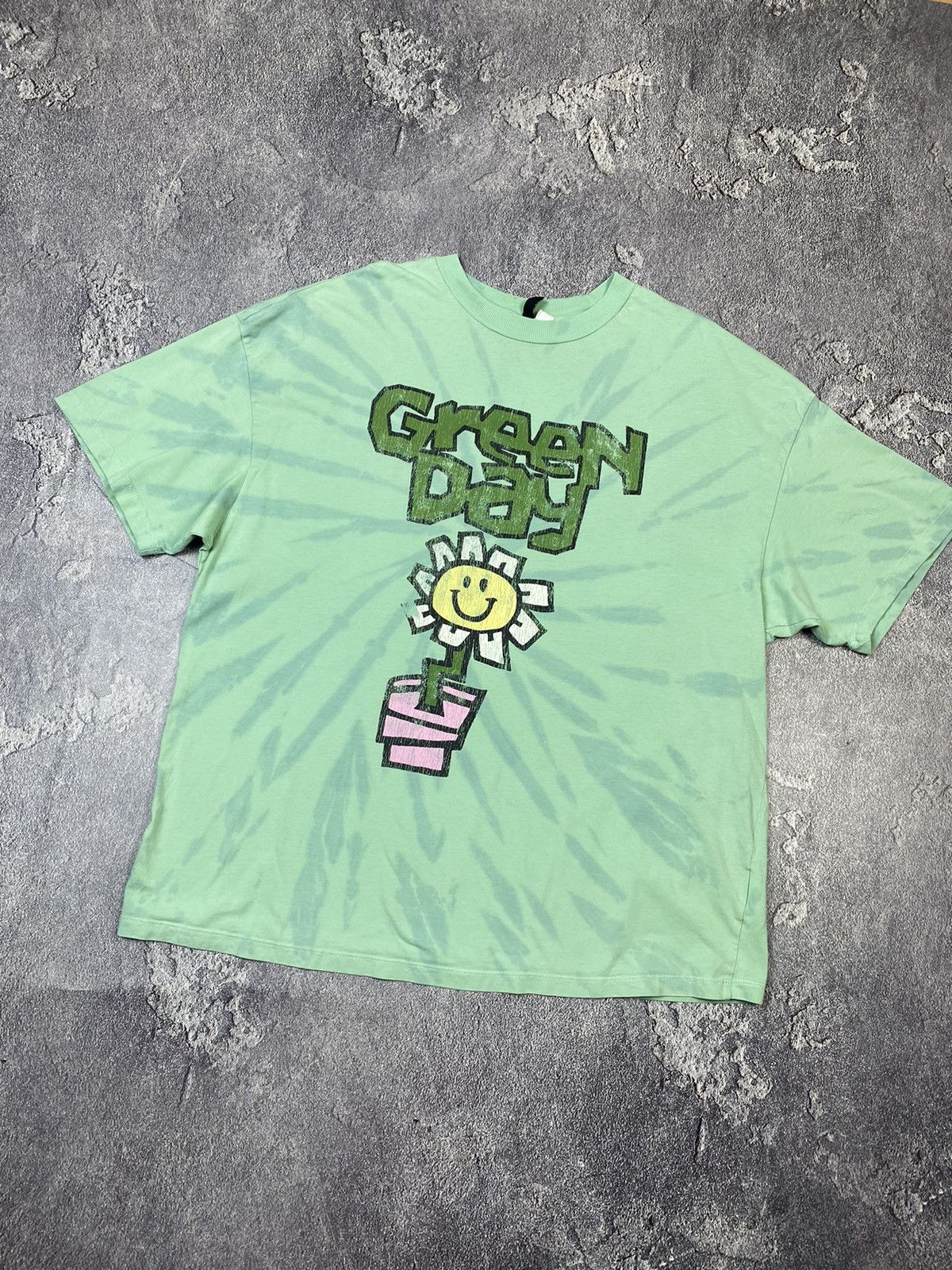 Band Tees Y2K Green Day Flower Logo T-shirt Size L Rock Band Tee Size US L / EU 52-54 / 3 - 2 Thumbnail