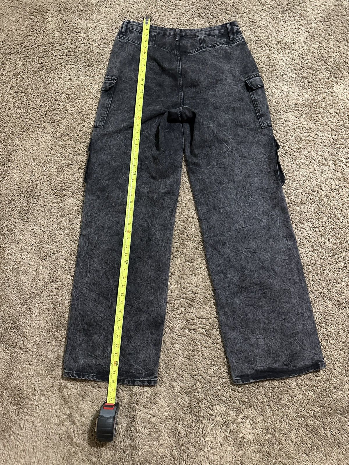 Fashion Nova Vintage Fashion Nova “triple black” baggy jeans 00s size 12 Size 36" / US 14 / IT 50 - 9 Thumbnail