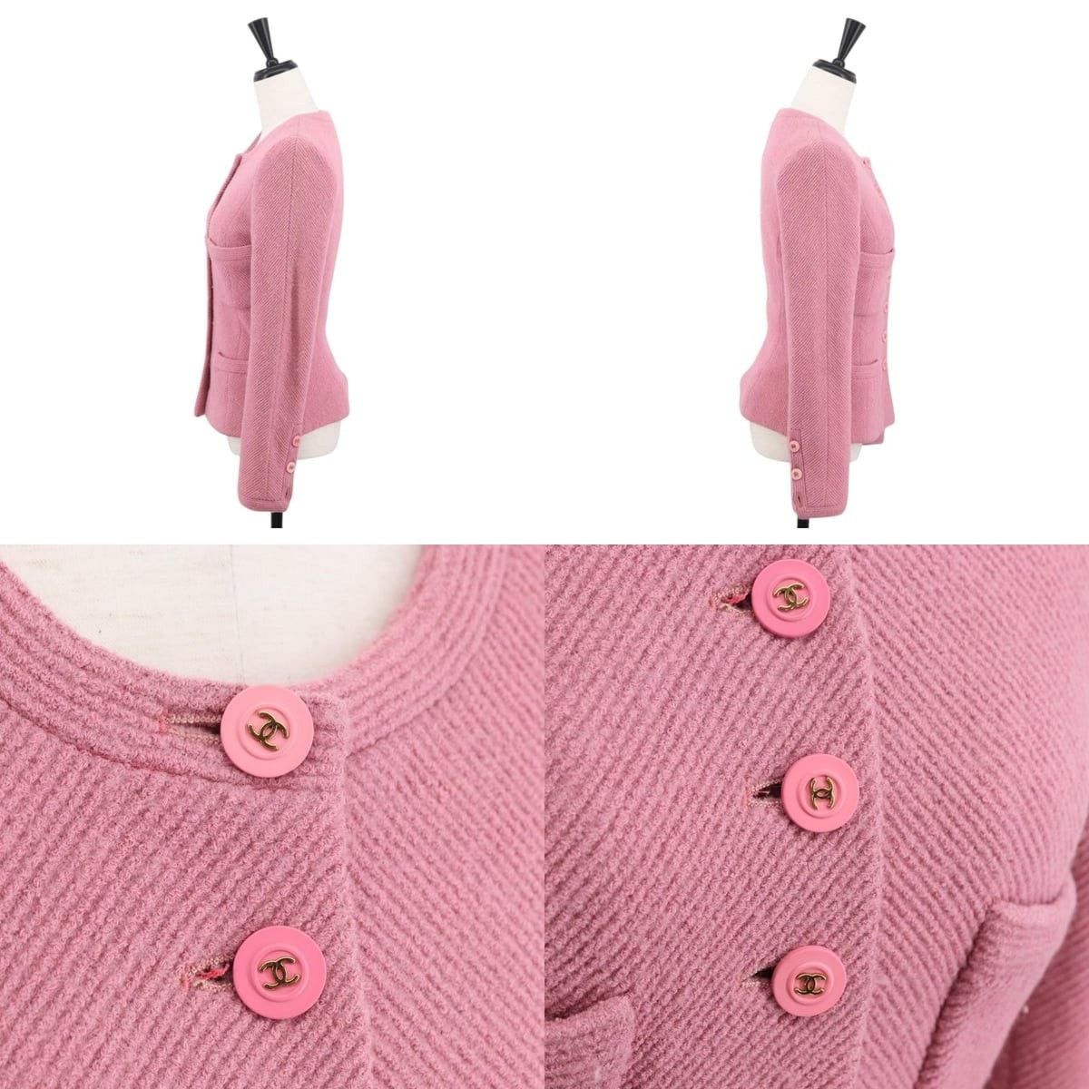 Chanel Chanel Tweed Jacket Size US XXS / EU 40 - 3 Thumbnail