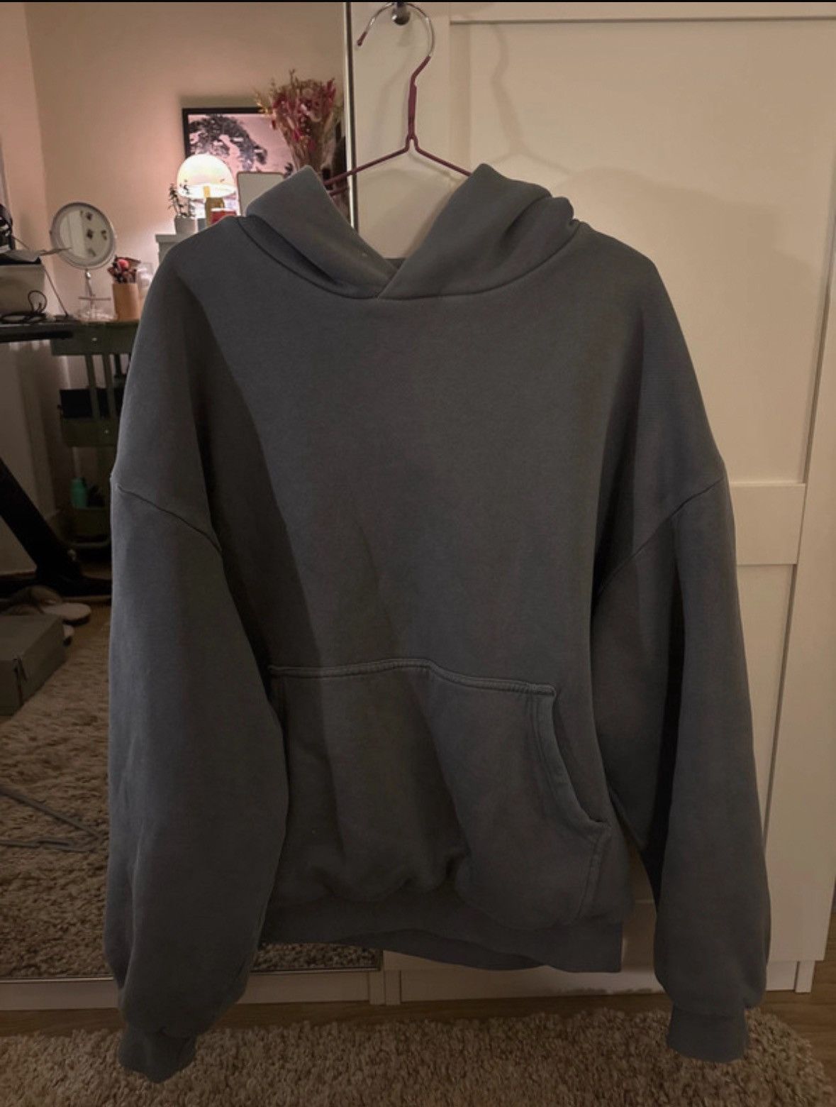 Other “Iron Gray” 1000GSM Velour Garments Hoodie Size US S / EU 44-46 / 1 - 3 Thumbnail