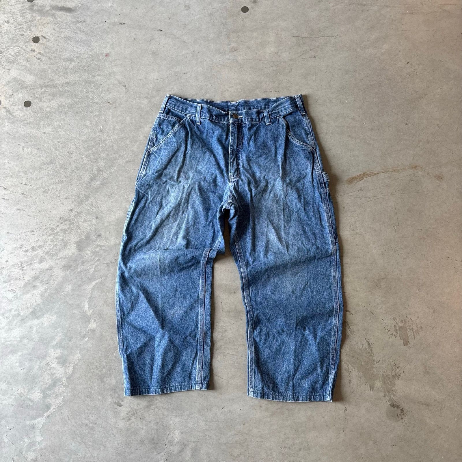 Carhartt vintage carhartt dungaree fit carpenter jeans Size US 36 / EU 52 - 2 Thumbnail