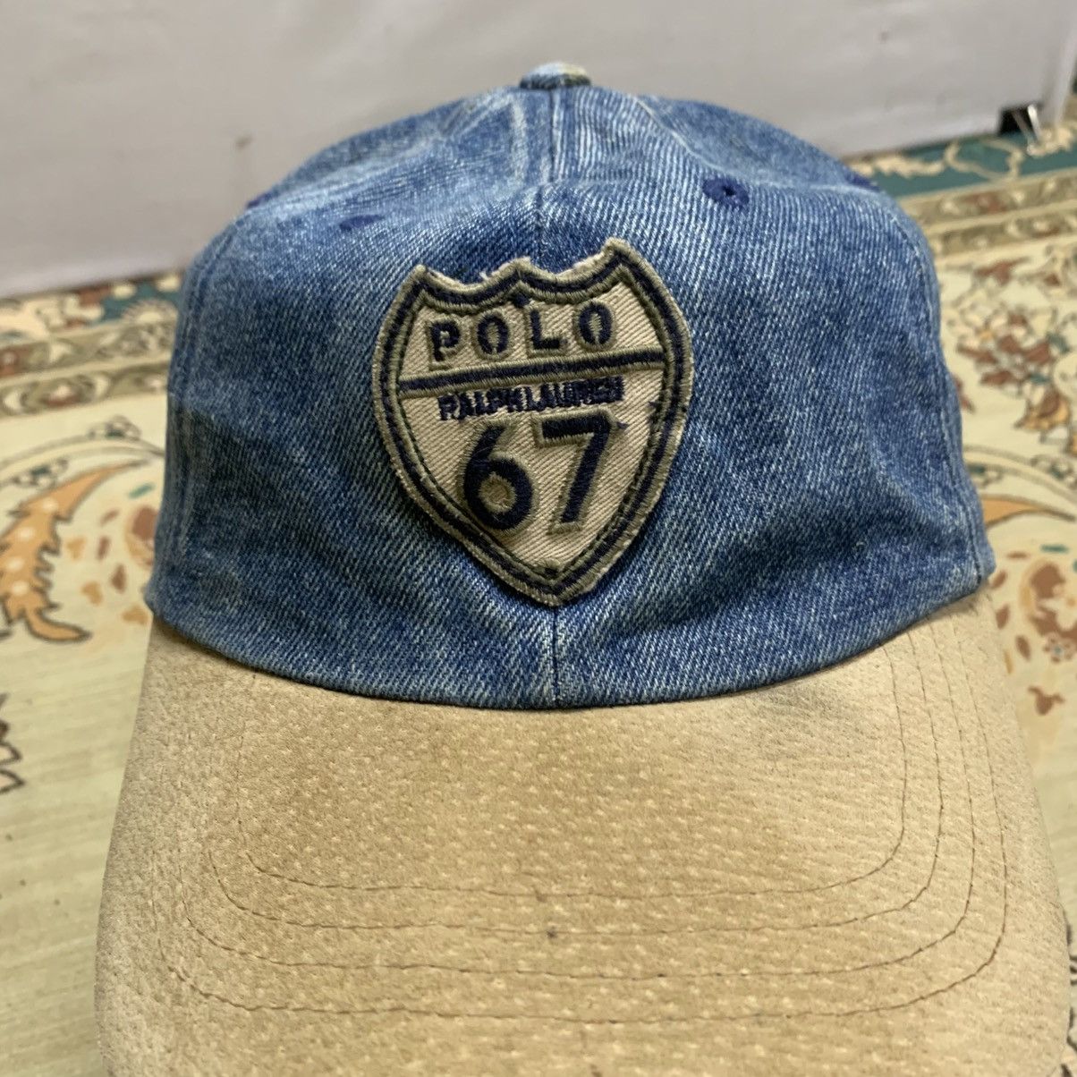 Polo Ralph Lauren VINTAGE POLO RALPH LAUREN DENIM CAP Size ONE SIZE - 2 Thumbnail
