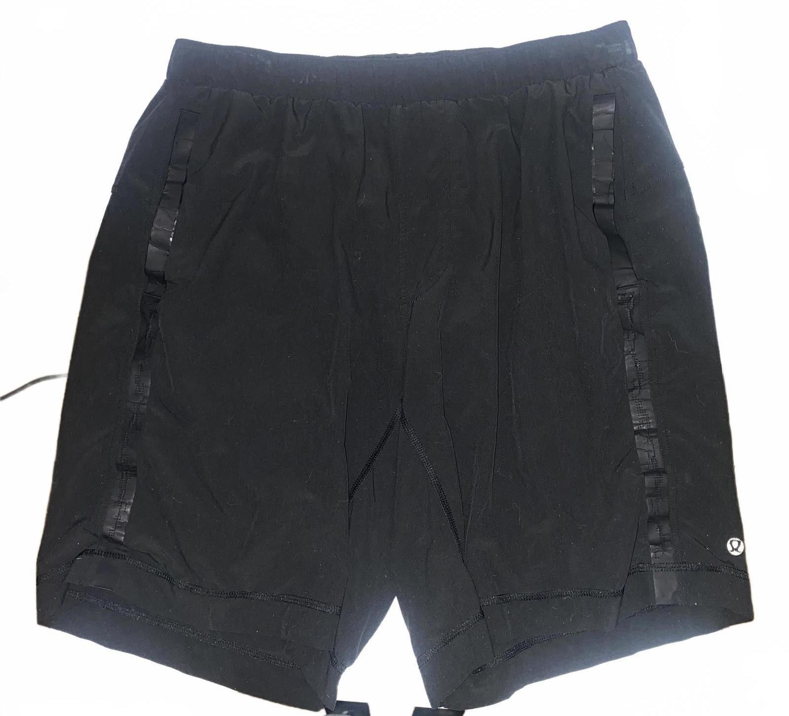 Lululemon Lululemon Men’s Black Shorts Size L Athletic Gym Running Size US 34 / EU 50 - 1 Thumbnail