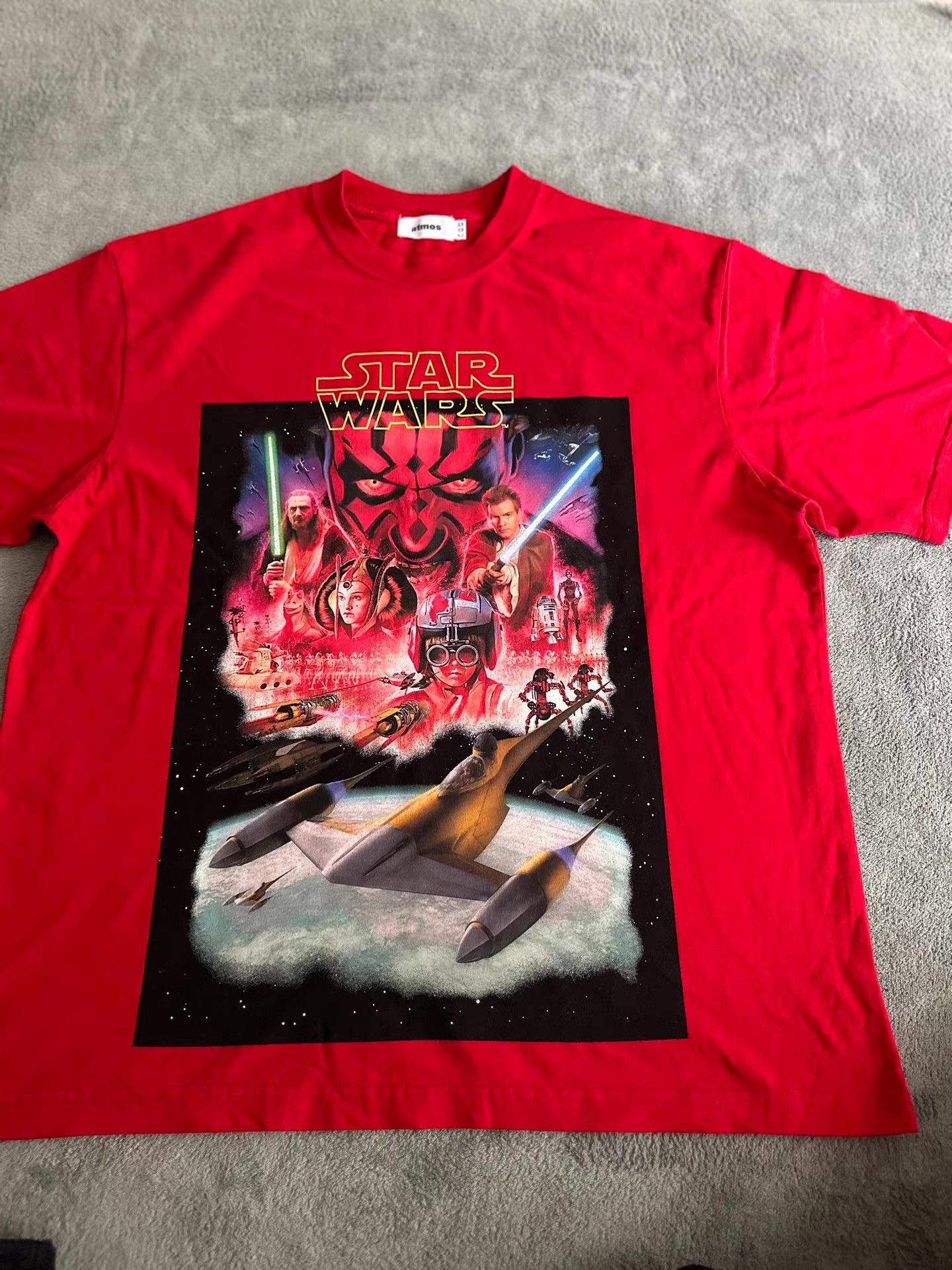 atmos atmos [Star Wars] Atmos Star Wars Episode 1 T-Shirt Q22 Size US M / EU 48-50 / 2 - 1 Thumbnail