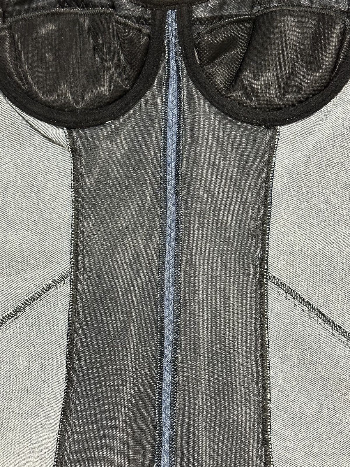Dolce & Gabbana DOLCE&GABBANA Fall Winter 1996 Denim Bustier Size L / US 10 / IT 46 - 5 Thumbnail